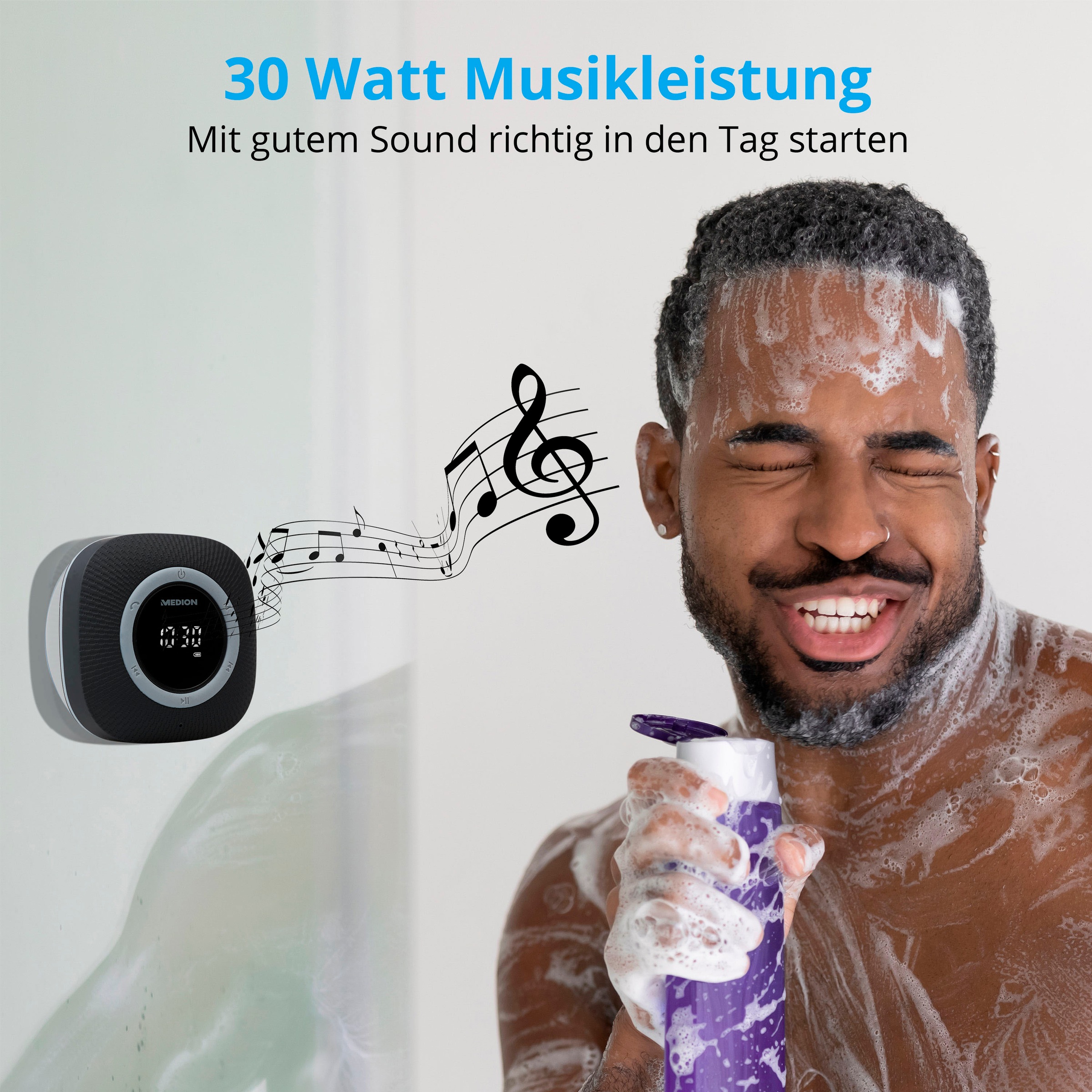 Medion® Digitalradio (DAB+) »LIFE® P66096 (MD 43881) Dusch-«, (Bluetooth UKW mit RDS 3 W)