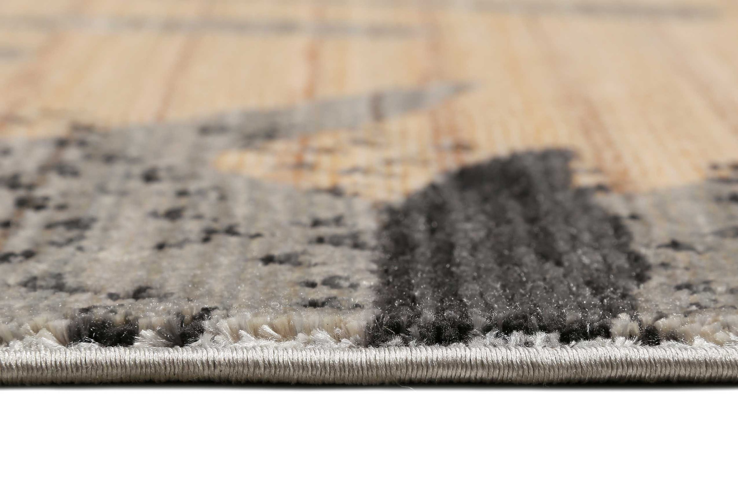 Esprit Teppich »Florence ESP-21077«, rechteckig, 7 mm Höhe, Moderner Designteppich mit Fransen, Dschungel, Wohnzimmer