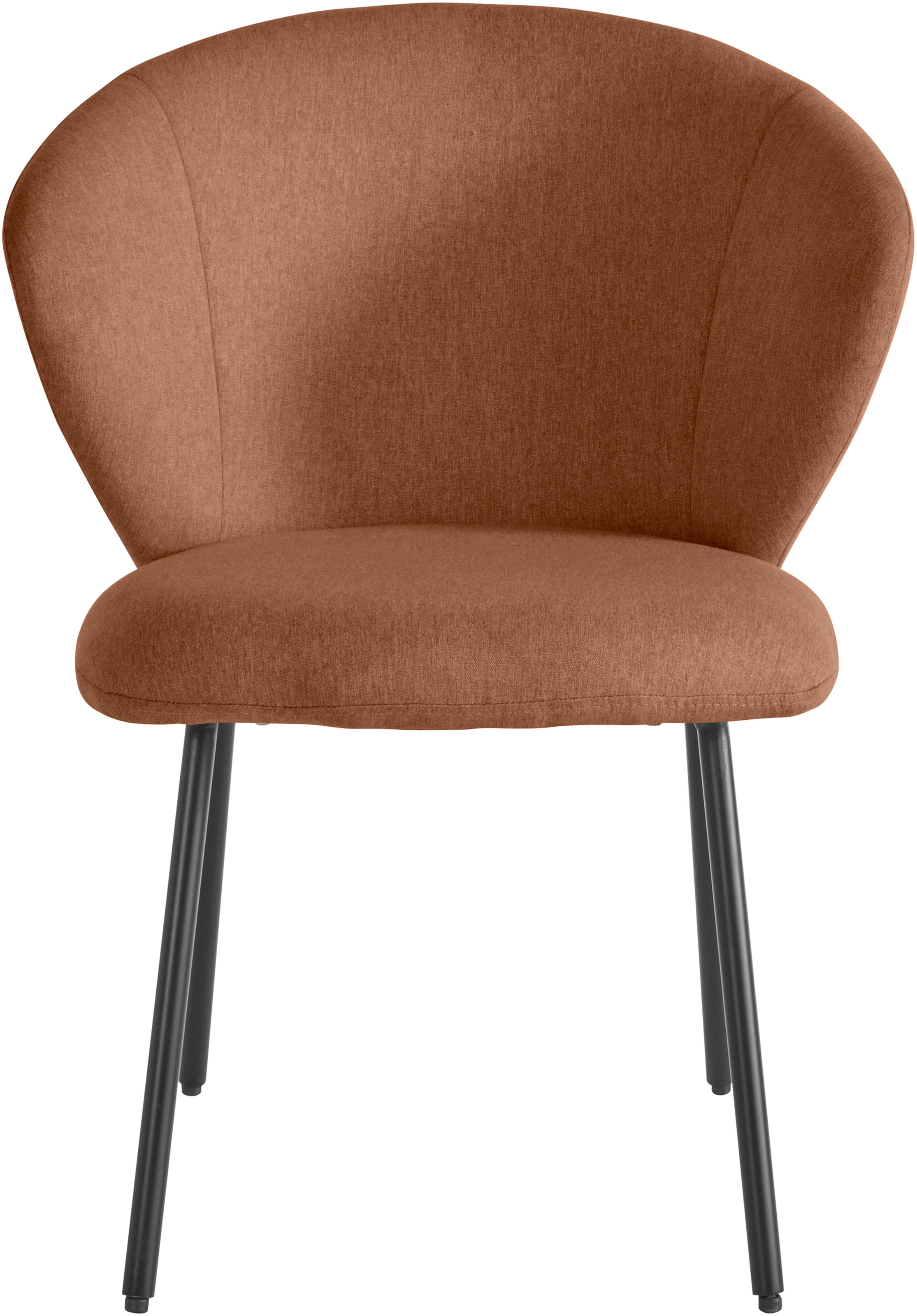 LeGer Home by Lena Gercke Esszimmerstuhl »Galilea«, (Set), 2 St., Struktur, mit elegantem Strukturstoffbezug und stabilem Metallfuß