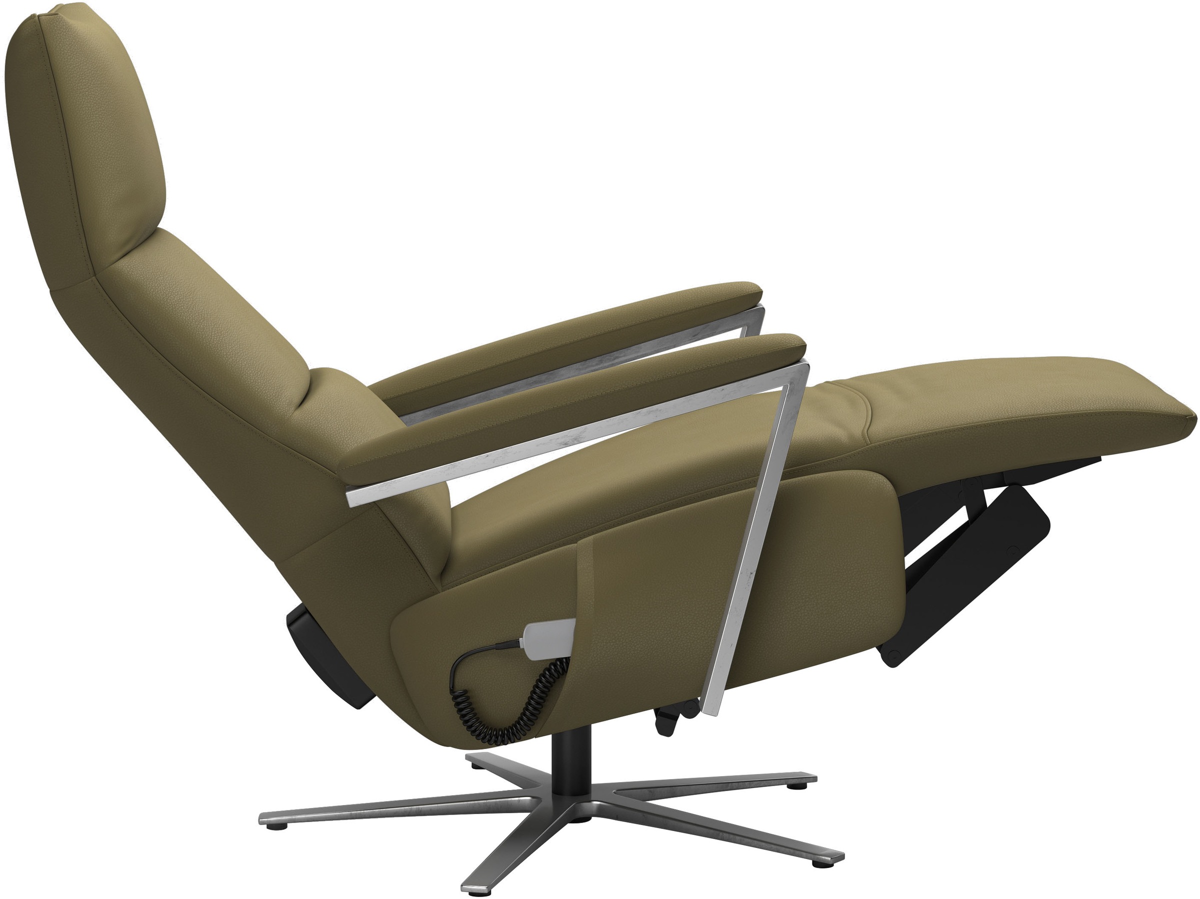 sit&more TV-Sessel »Vario Comfort, inkl. Kopfteilverstellung & 360° Drehfunktion«, inkl. Herz-Waage-Funktion & 3 Motoren, Höhe der Armlehnen 62cm