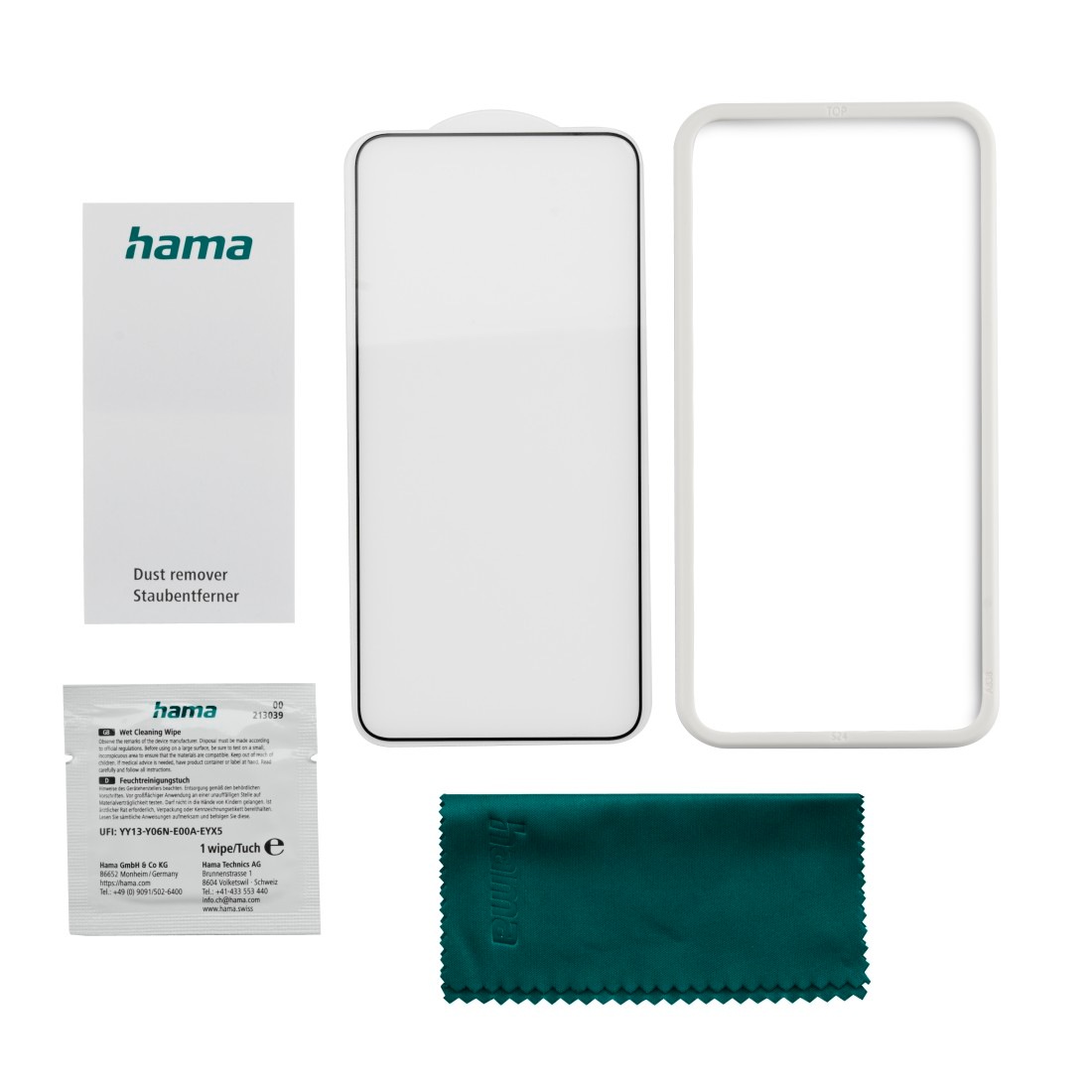 Hama Displayschutzglas »Displayschutzglas für Galaxy A35 5G (Panzerglas, D3O, Montagehilfe)«, für Samsung Galaxy A35 5G