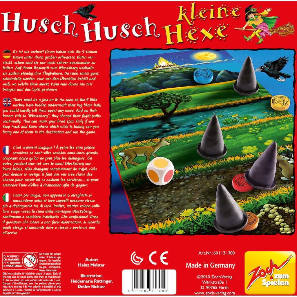 Zoch Spiel »Husch Husch kleine Hexe«, Made in Germany