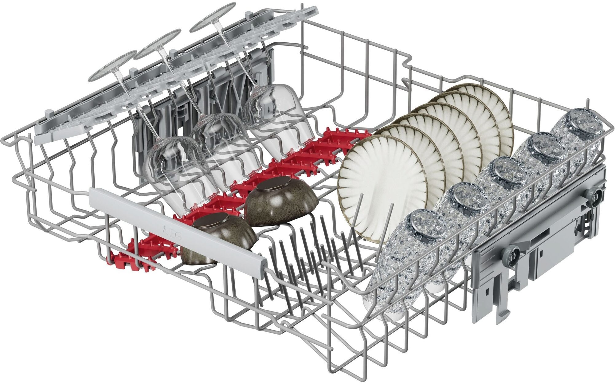 AEG vollintegrierbarer Geschirrspüler 6000 »GI620C2SC« Spülmaschine – starke Sprühabdeckung, viel Platz & sauber