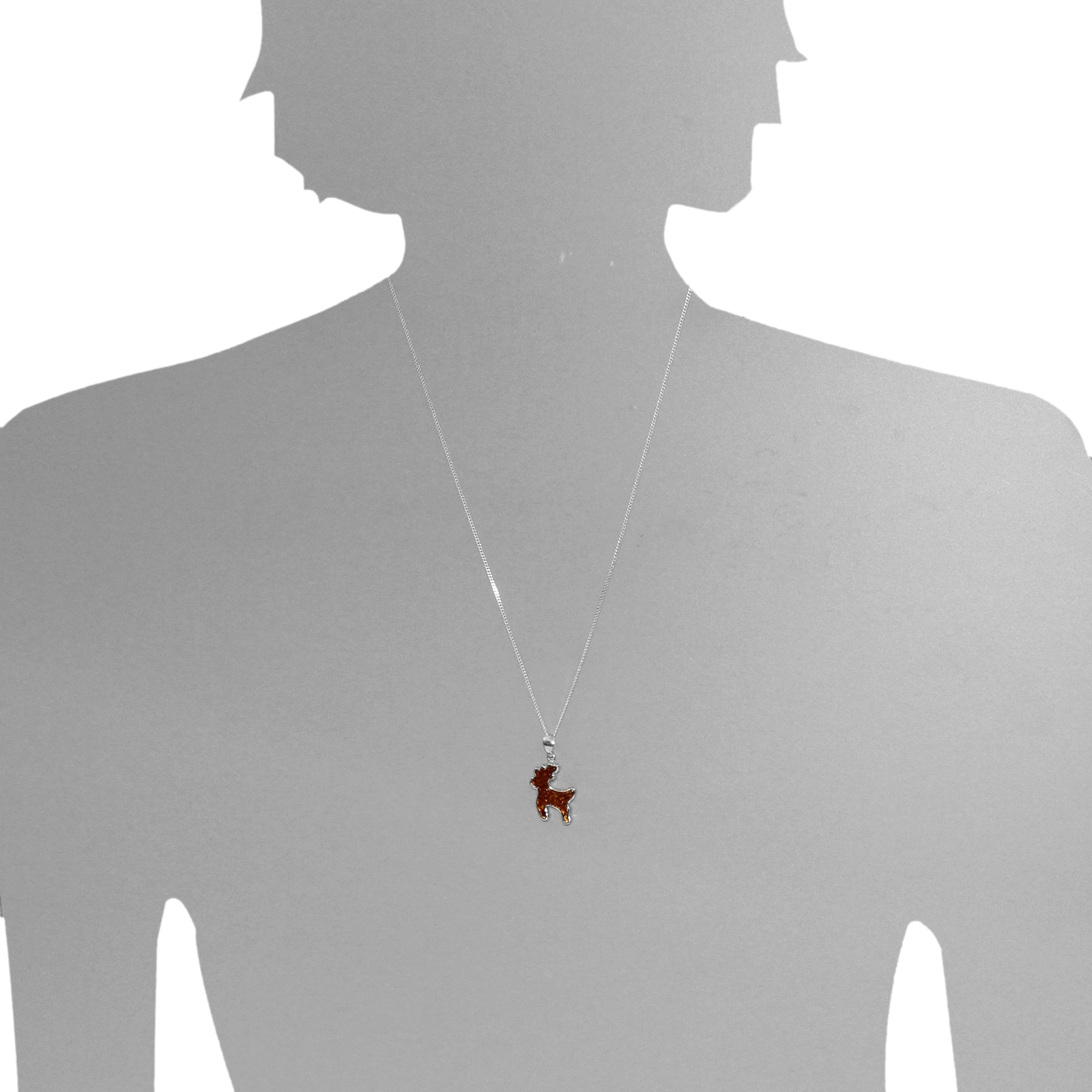 OSTSEE-SCHMUCK Kettenanhänger »Ostsee-Schmuck Anhänger Hirsch Anhänger Hirsch«, (1 tlg.)