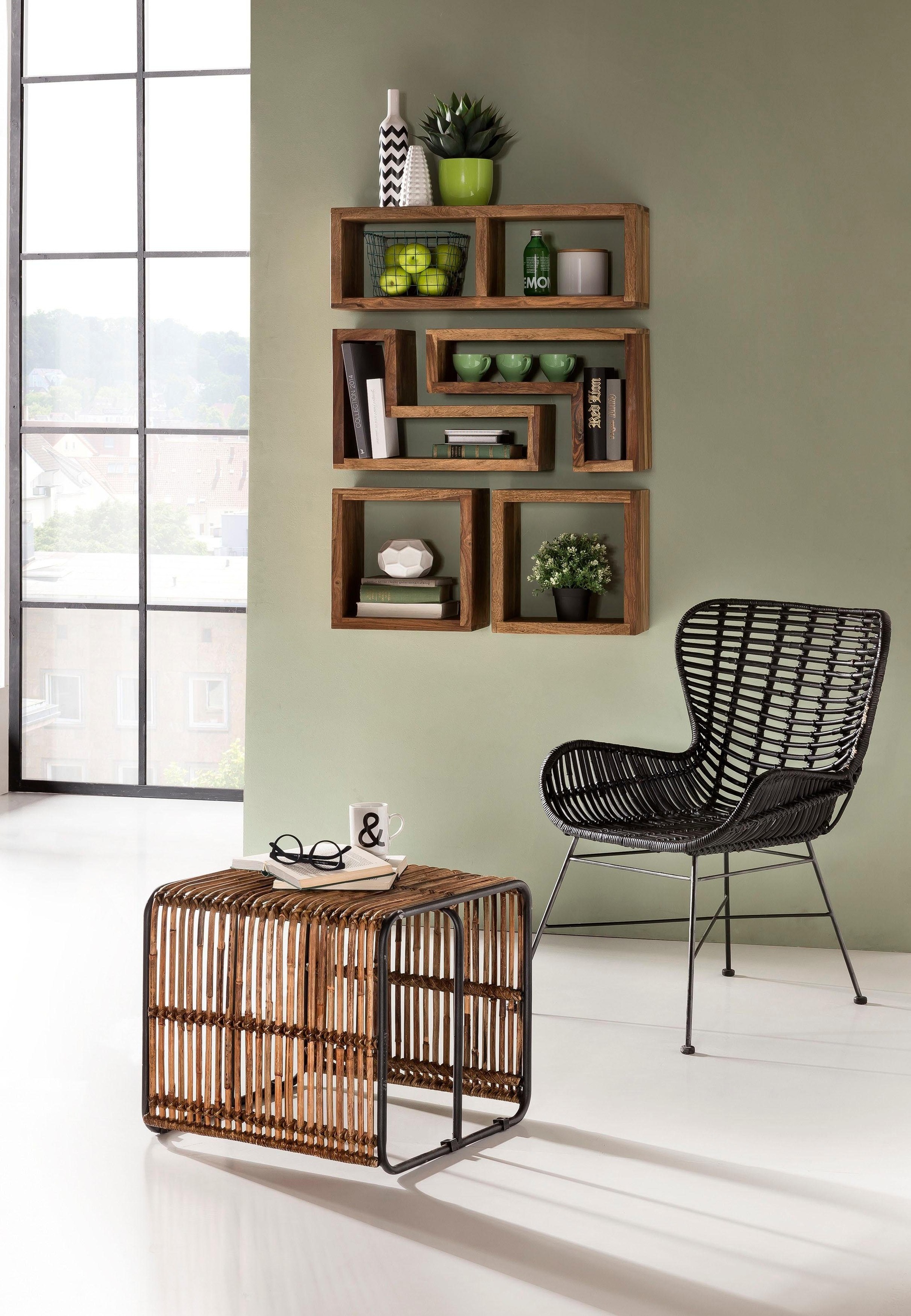 SIT Sessel »Sit&Chairs«, mit geschwungenen Armlehnen, in schwarz oder natur günstig online kaufen