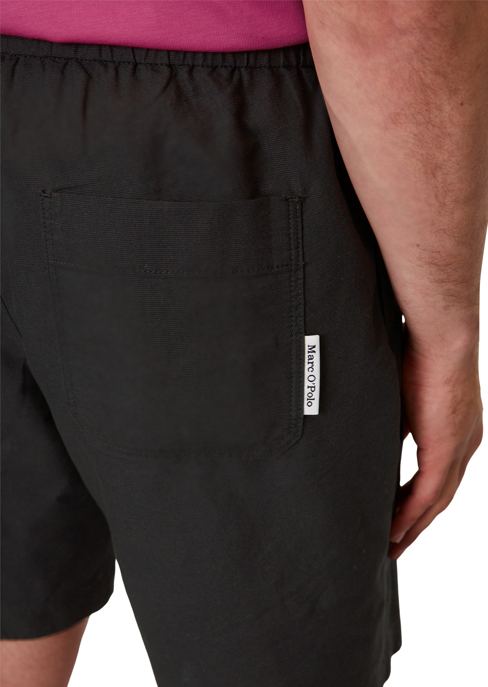4. Bild von Marc O'Polo Shorts »aus Bio-Baumwolle und Leinen«