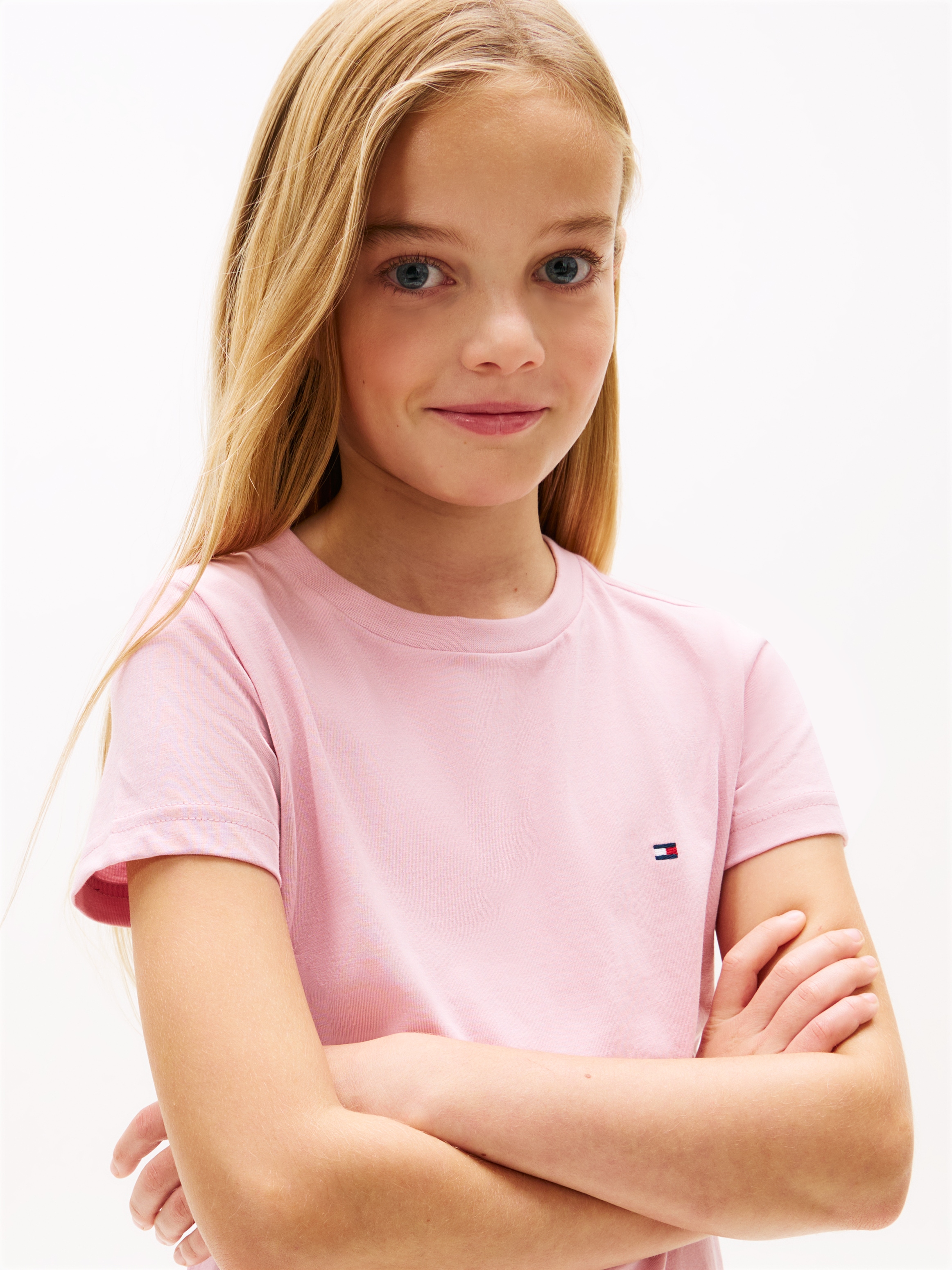 Tommy Hilfiger Underwear T-Shirt »2P CN TEE mit Stickerei und Rundhals im 2er-Pack« Packung, 2er-Pack, 2 tlg. unifarben, casual, regular fit, Baumwolle, Rundhals