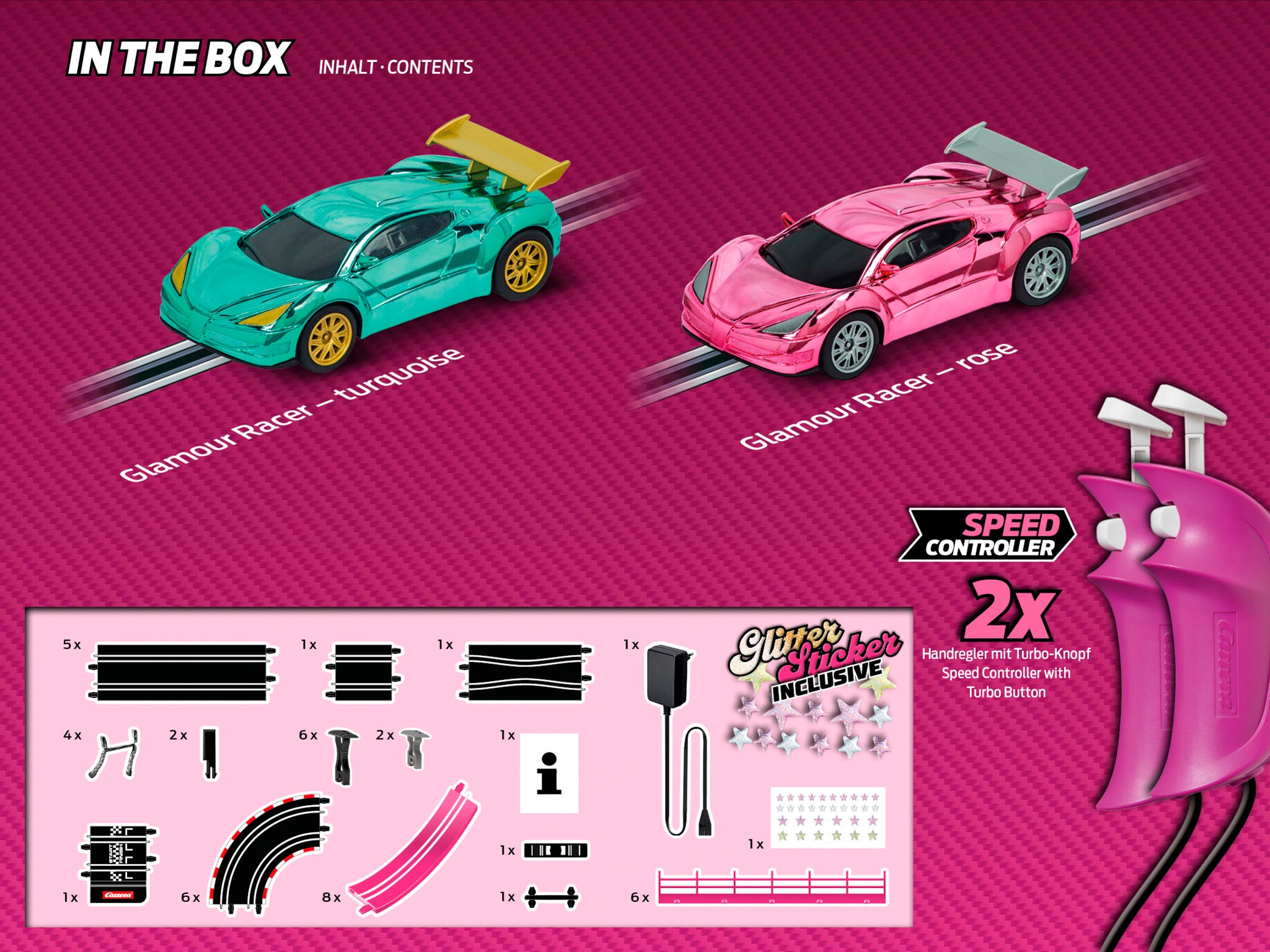 Carrera® Autorennbahn »Carrera GO!!! - Glamour Racing«