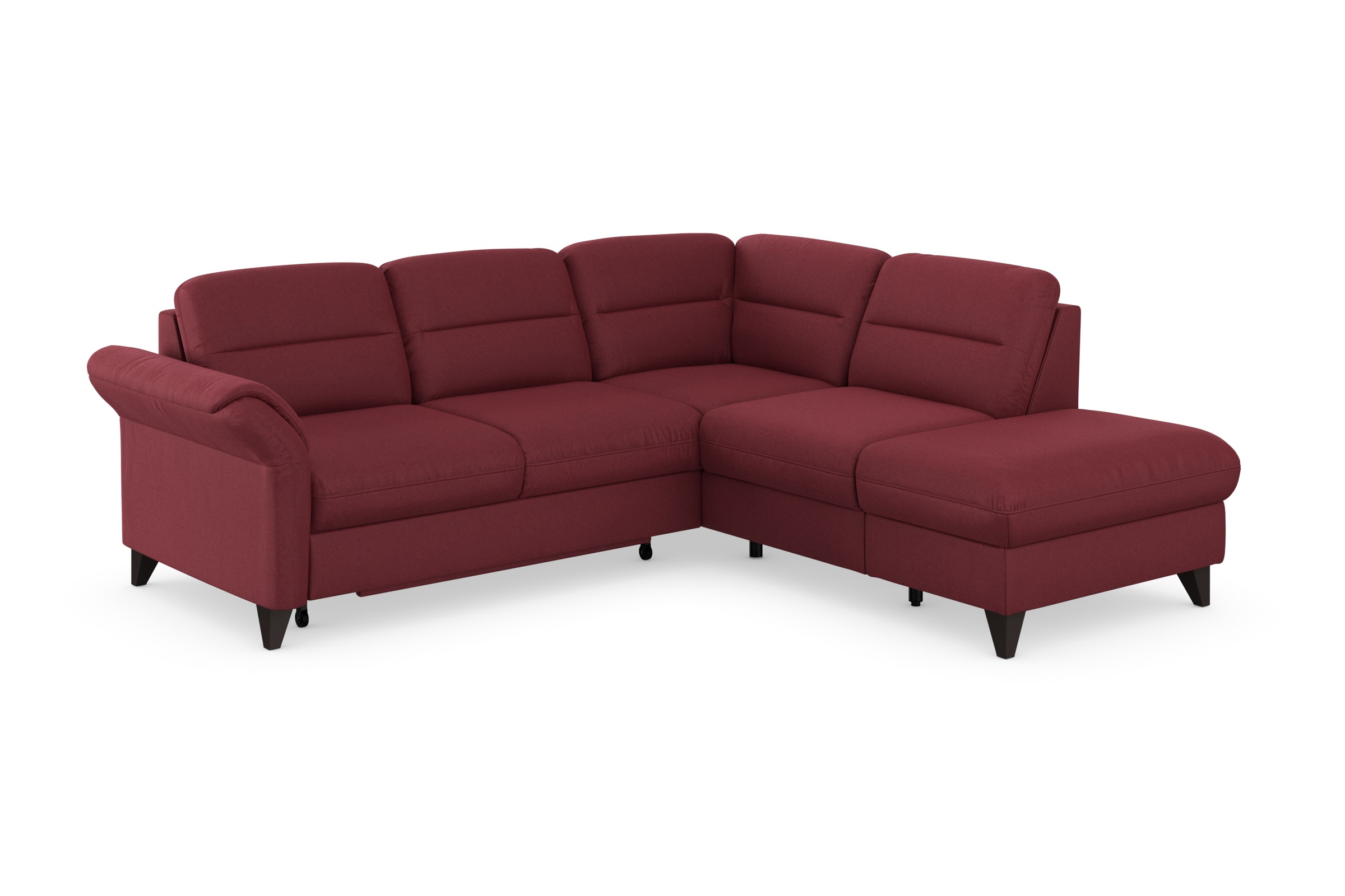 sit&more Ecksofa »Mellum L-Form«, Federkern, wahlweise mit Bettfunktion, Stauraum und Armteilfunktion