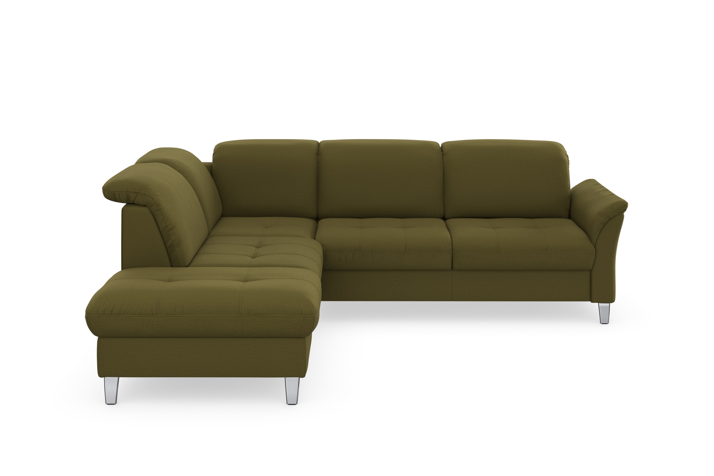 sit&more Ecksofa »Maggiore L-Form«, wahlweise mit Kopfteilverstellung, Bettfunktion und Stauraum