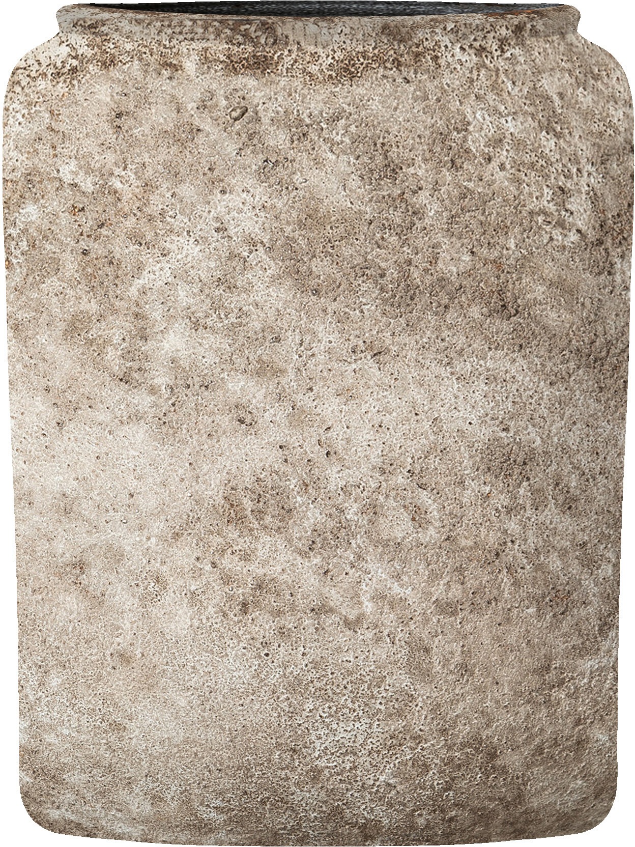 TIMBERS Bodenvase »Quogue« Dekovase aus Keramik, in Steinoptik braun