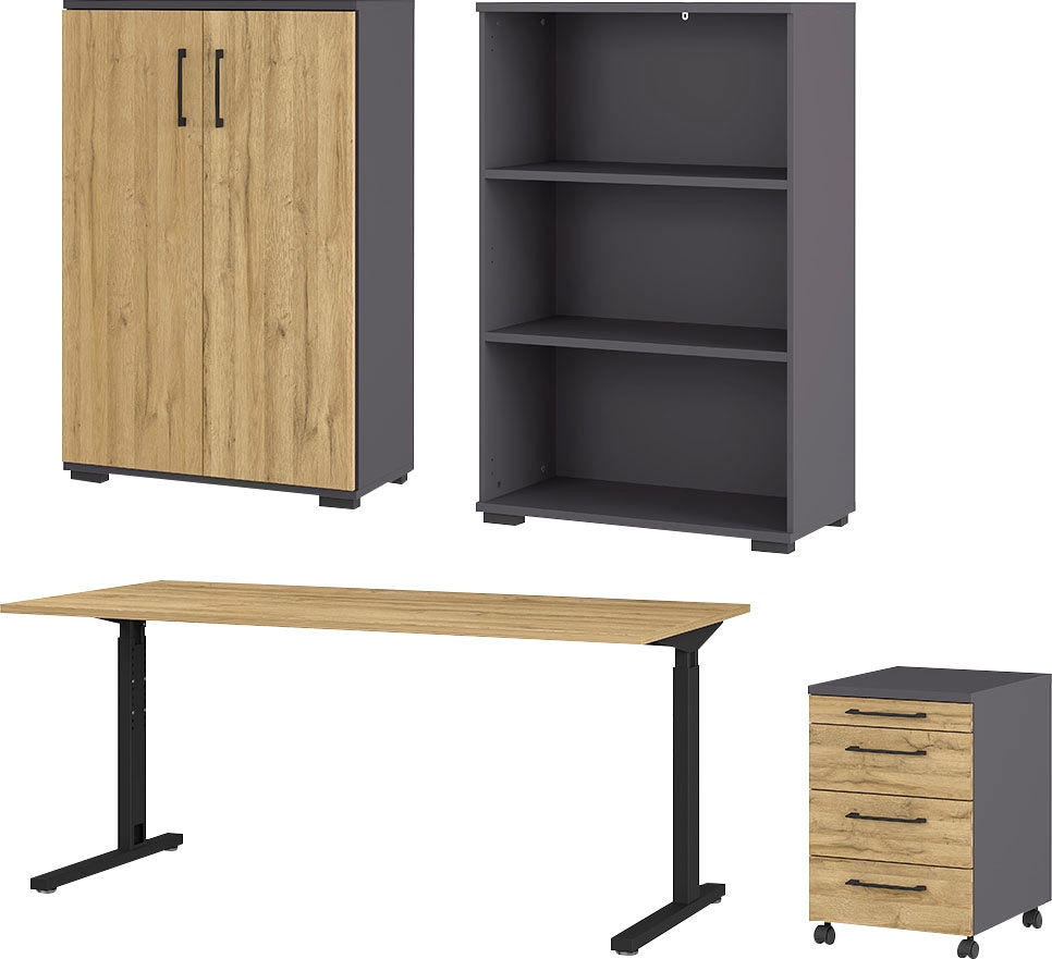 GERMANIA Büromöbel-Set »GW-Profi 3.0« Set, 4 Stk. tlg. günstig online kaufen