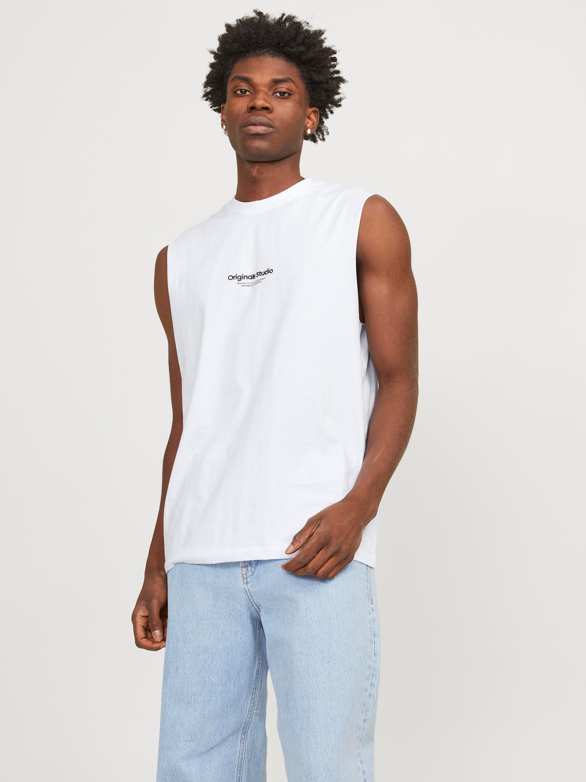 Jack & Jones Kurzarmshirt »JORVESTERBRO SLEEVELESS TEE SN«