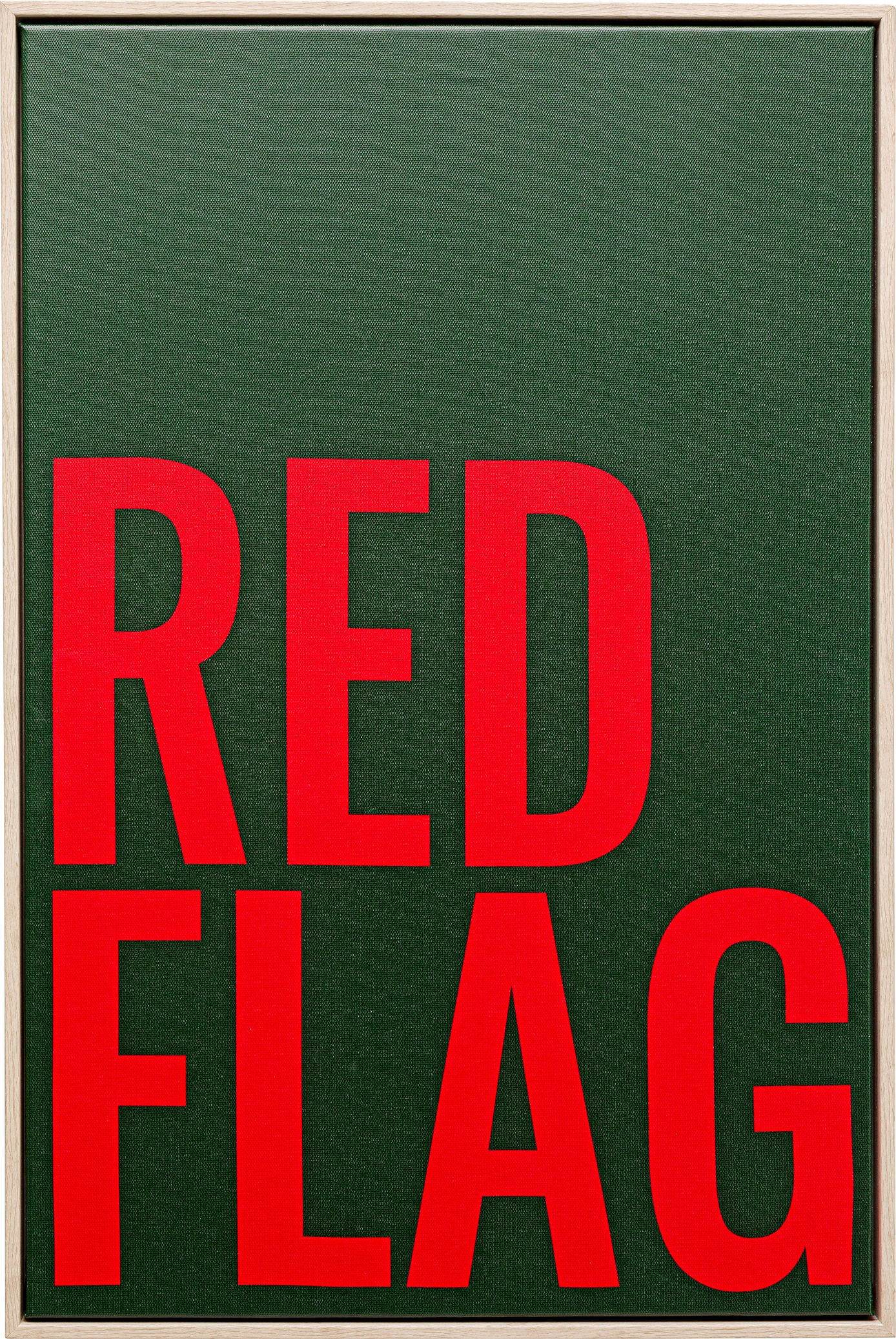Kare Design Bild mit Rahmen »Gerahmtes Bild Red Flag 40x60cm« günstig online kaufen