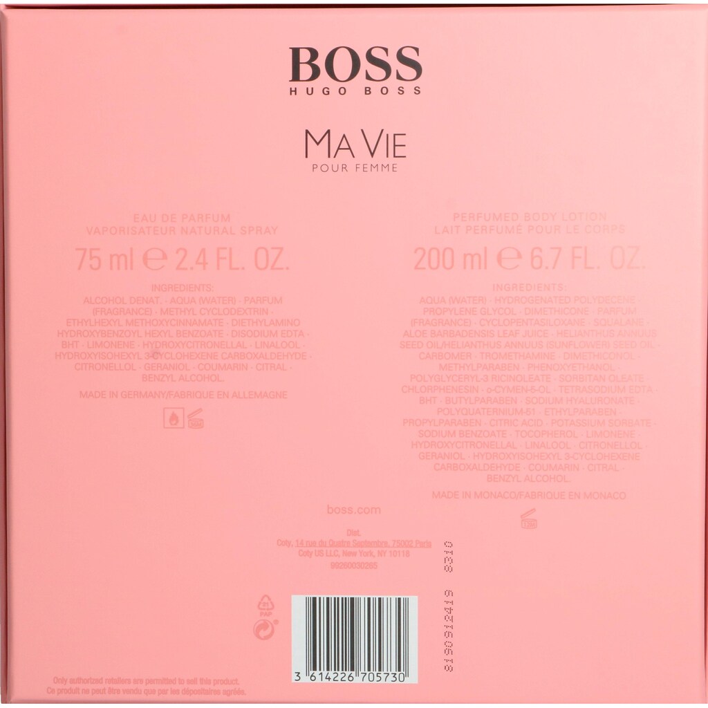 Boss Duft-Set »Ma Vie pour femme«, (2 tlg.)