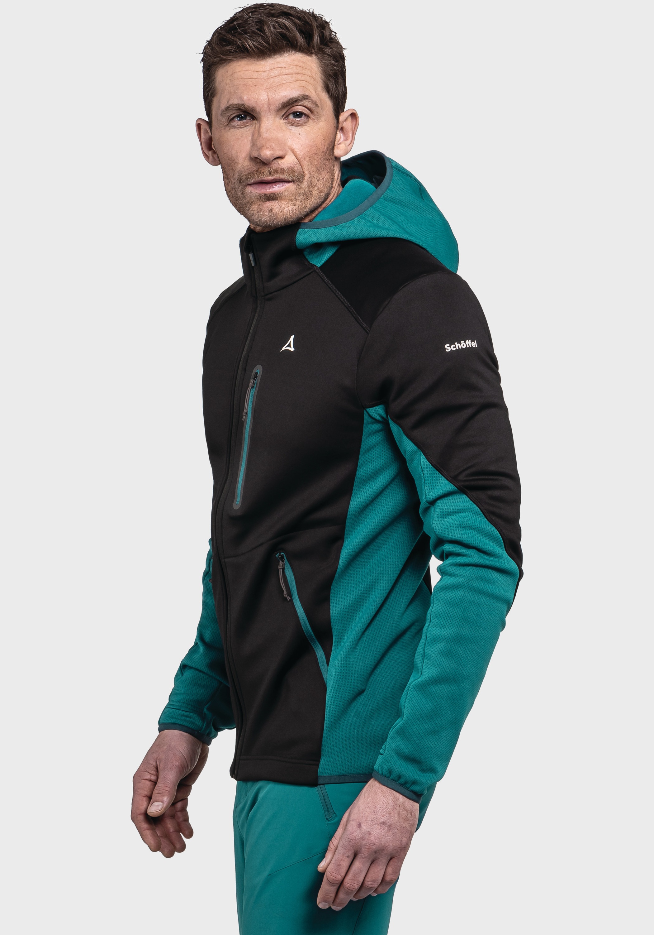 Schöffel Fleecejacke »Fleece Hoody Lodron M«, mit Kapuze