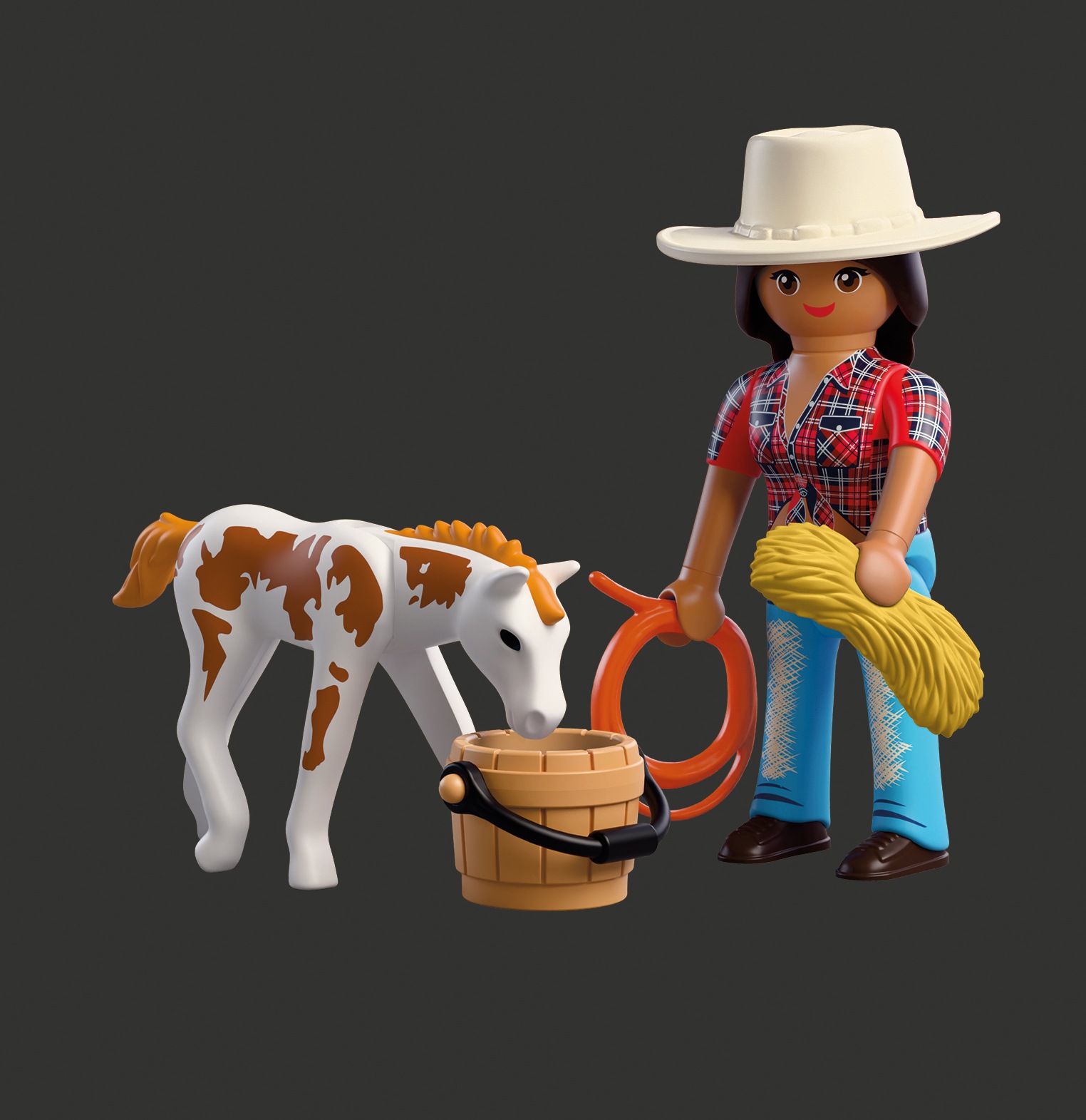 Playmobil® Konstruktions-Spielset »DuoPack Reiterin mit Fohlen (72026), I Love Horses«