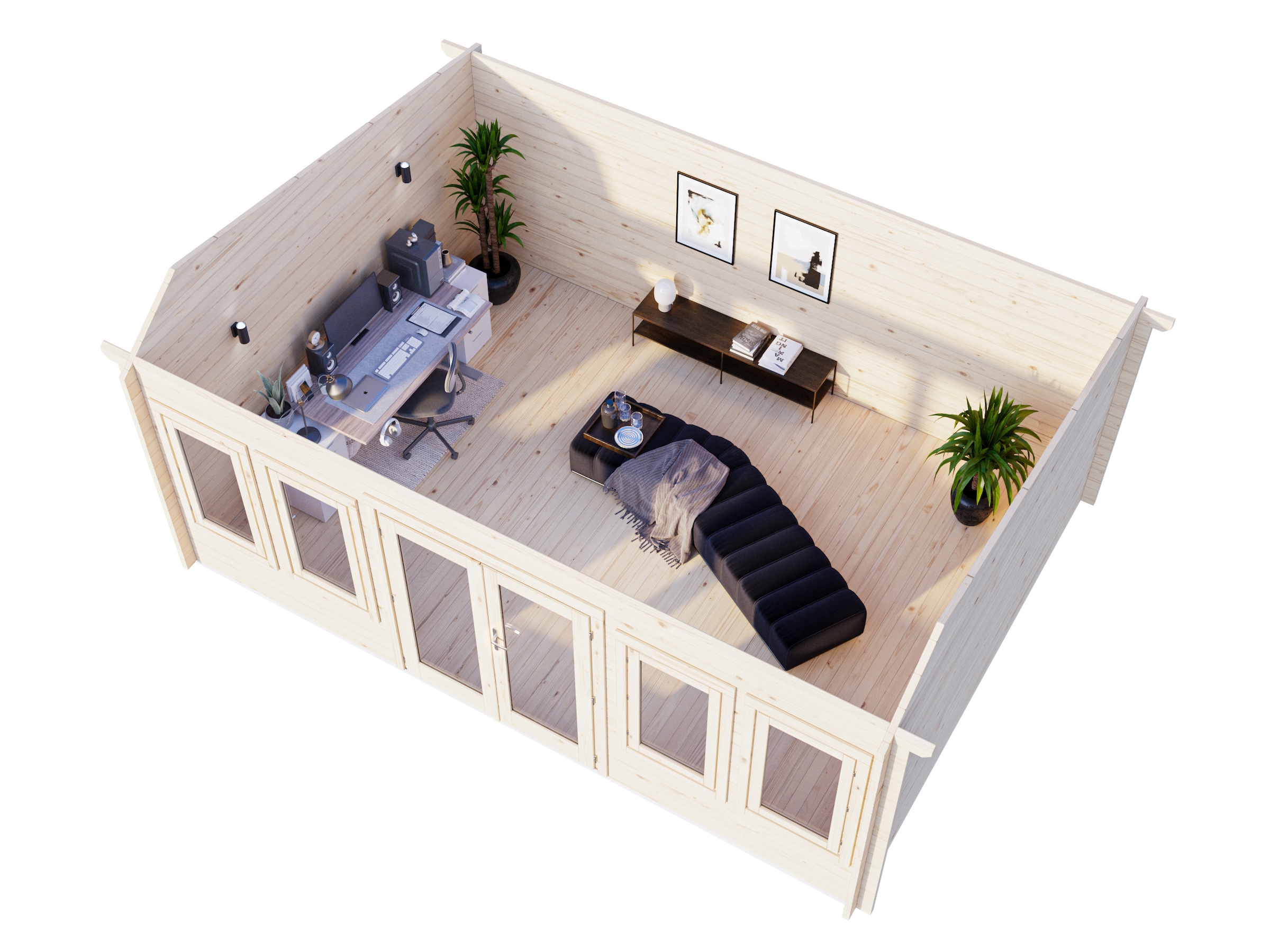 Palmako Gartenhaus »Claudia Pent« verschiedene Farben