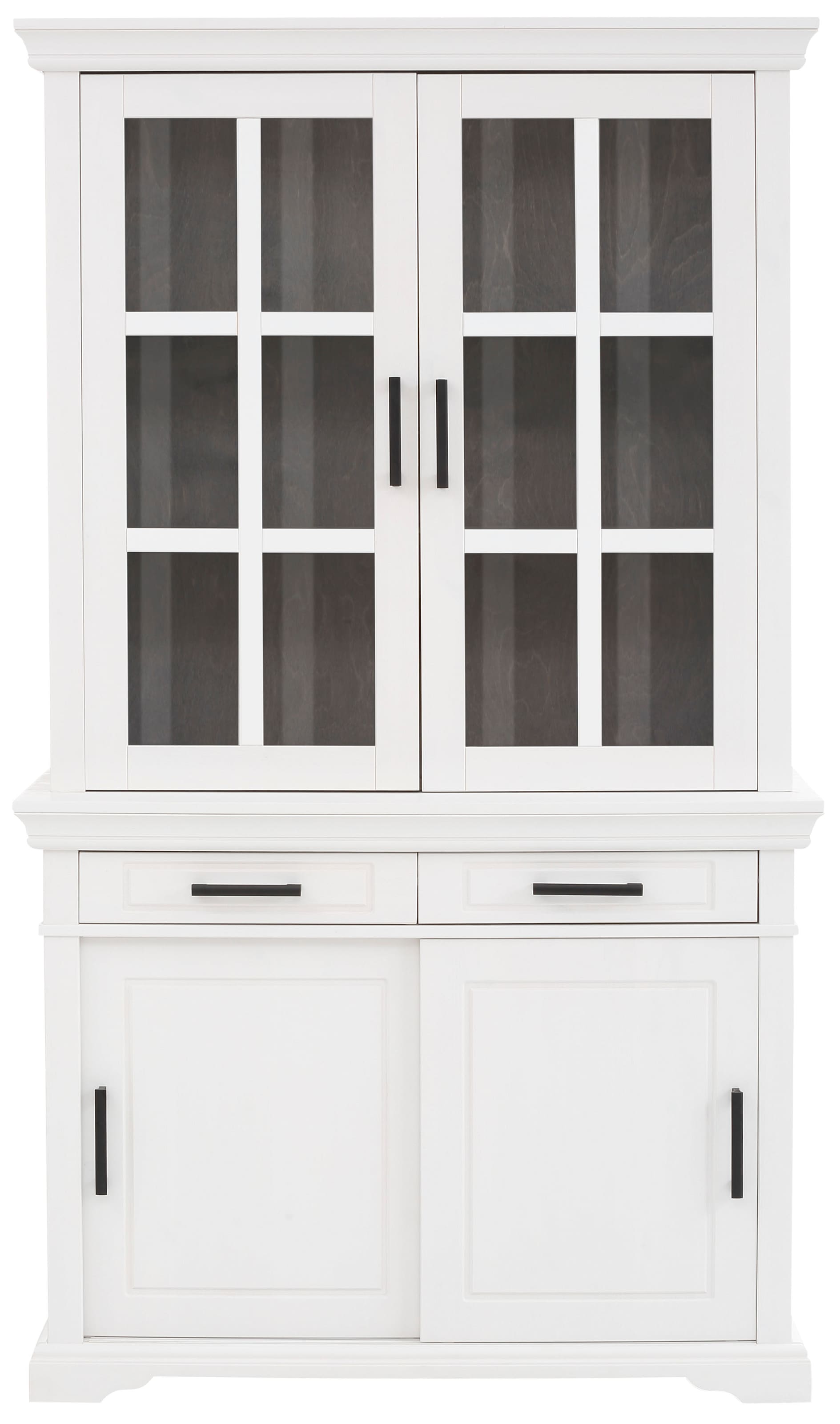 Home affaire Vitrine »Anabel«, aus massiver Kiefer, Breite 110 cm, Höhe 190 cm