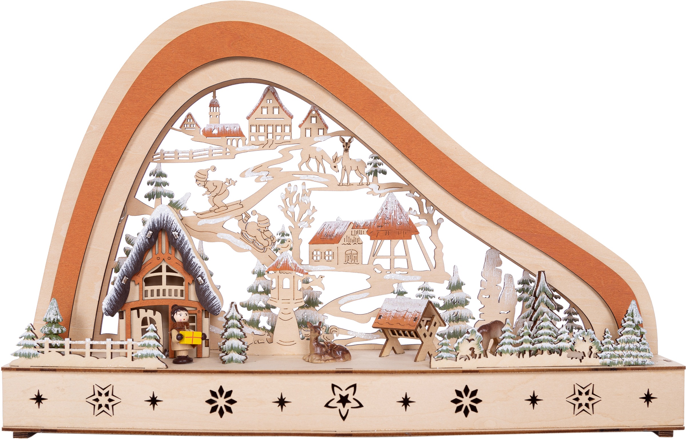 Myflair Möbel & Accessoires Weihnachtsdorf »Weihnachtsdeko«, mit LED Beleuc günstig online kaufen