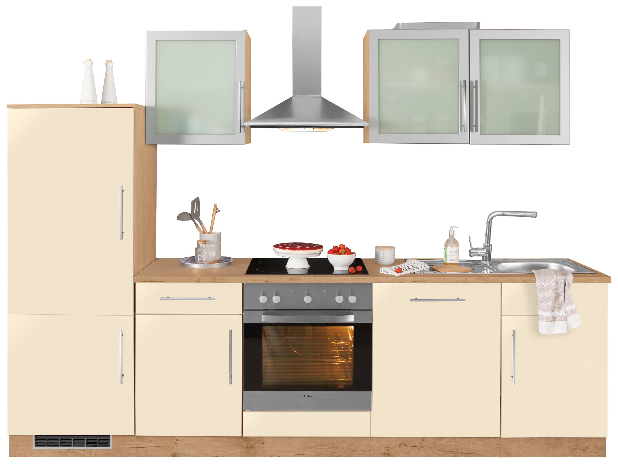 wiho Küchen Küchenzeile »Aachen«, ohne kaufen online E-Geräte, Breite 280 cm