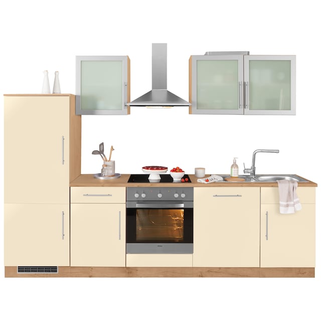 wiho Küchen Küchenzeile »Aachen«, ohne E-Geräte, Breite 280 cm online  kaufen