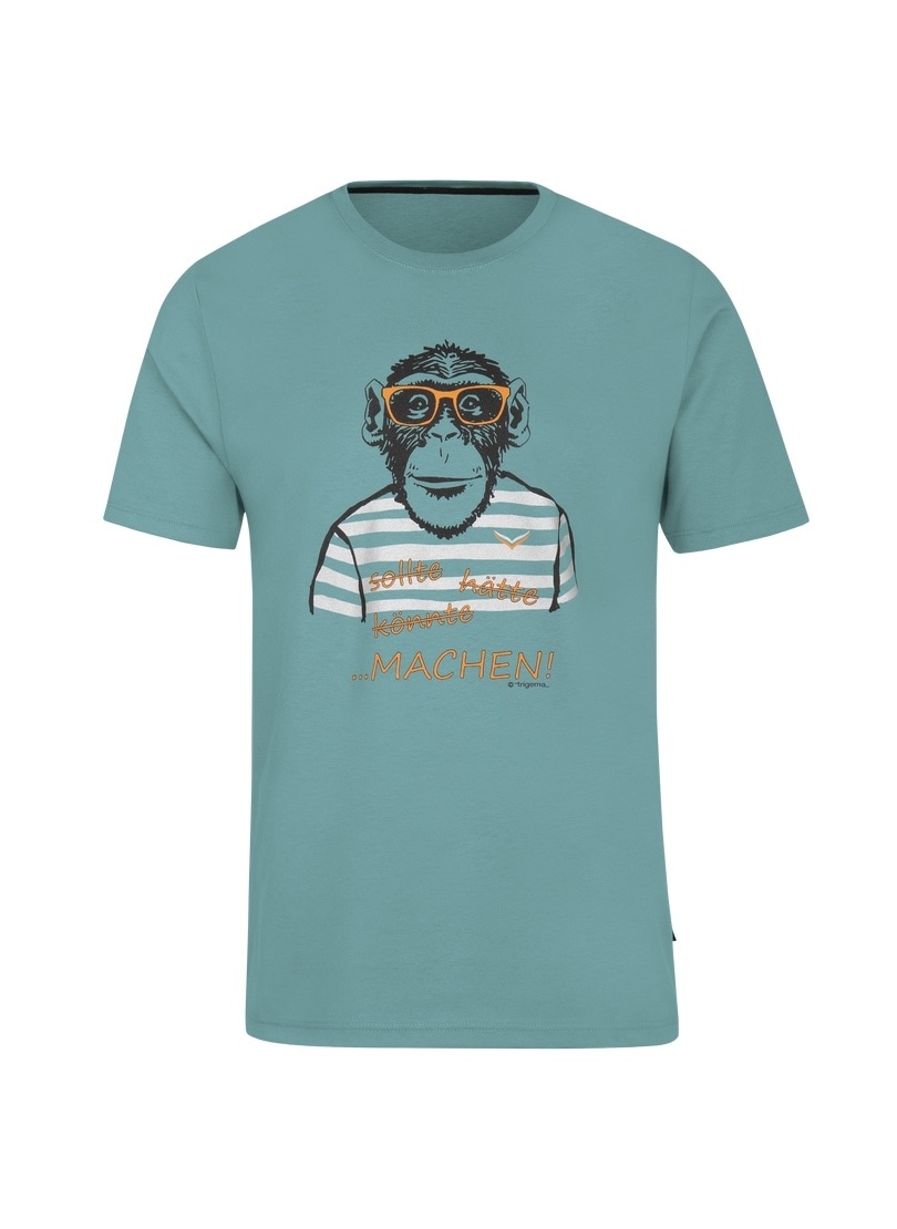 Trigema T-Shirt »TRIGEMA T-Shirt mit online kaufen großem Affen-Aufdruck«