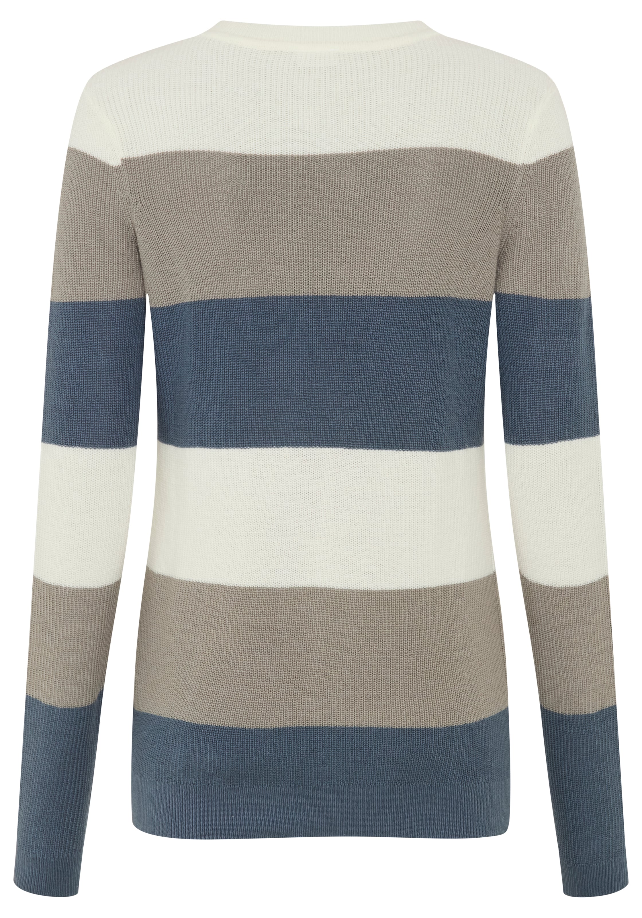 H.I.S Strickpullover in Streifenoptik mit Rundhalsausschnitt