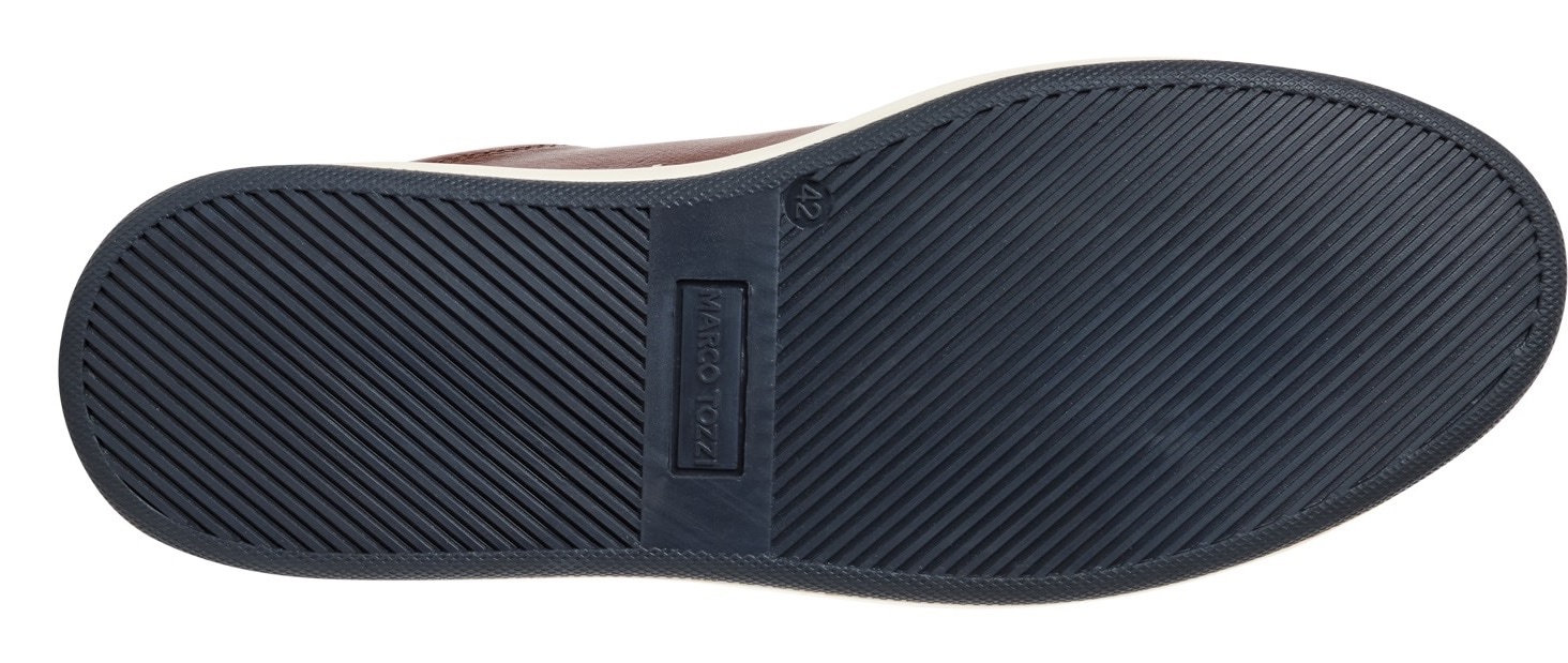 MARCO TOZZI by GMK Sneaker, Freizeitschuh, Halbschuh, Schnürschuh mit Ziernähten