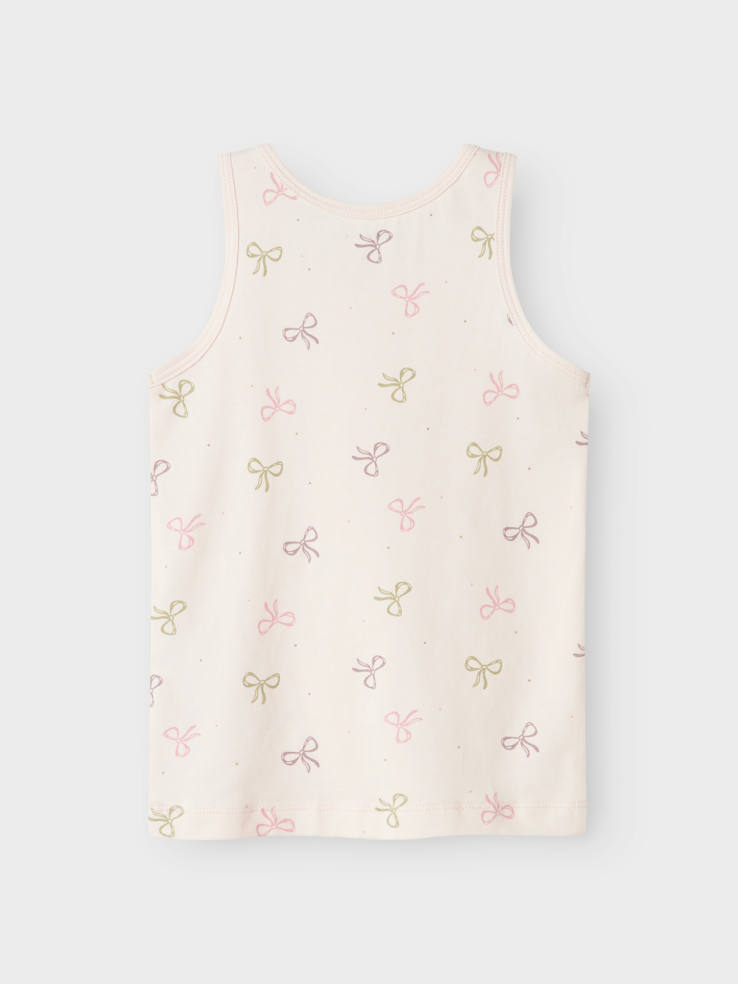 Name It Unterhemd »NMFTANK TOP 2P BARELY PINK BOW NOOS« Packung, 2 Stk.
