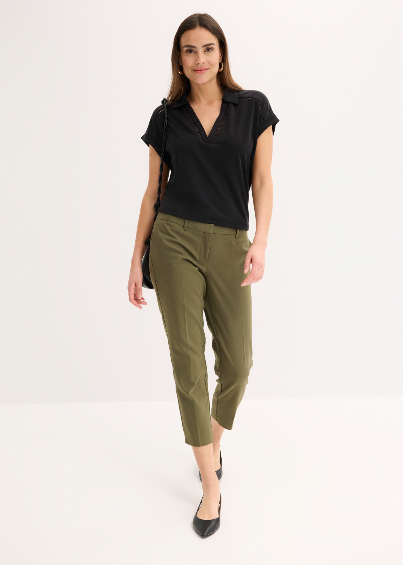 bonprix 7/8-Hose  elegante 7/8-Länge, feminin geschnitten, Regular Fit