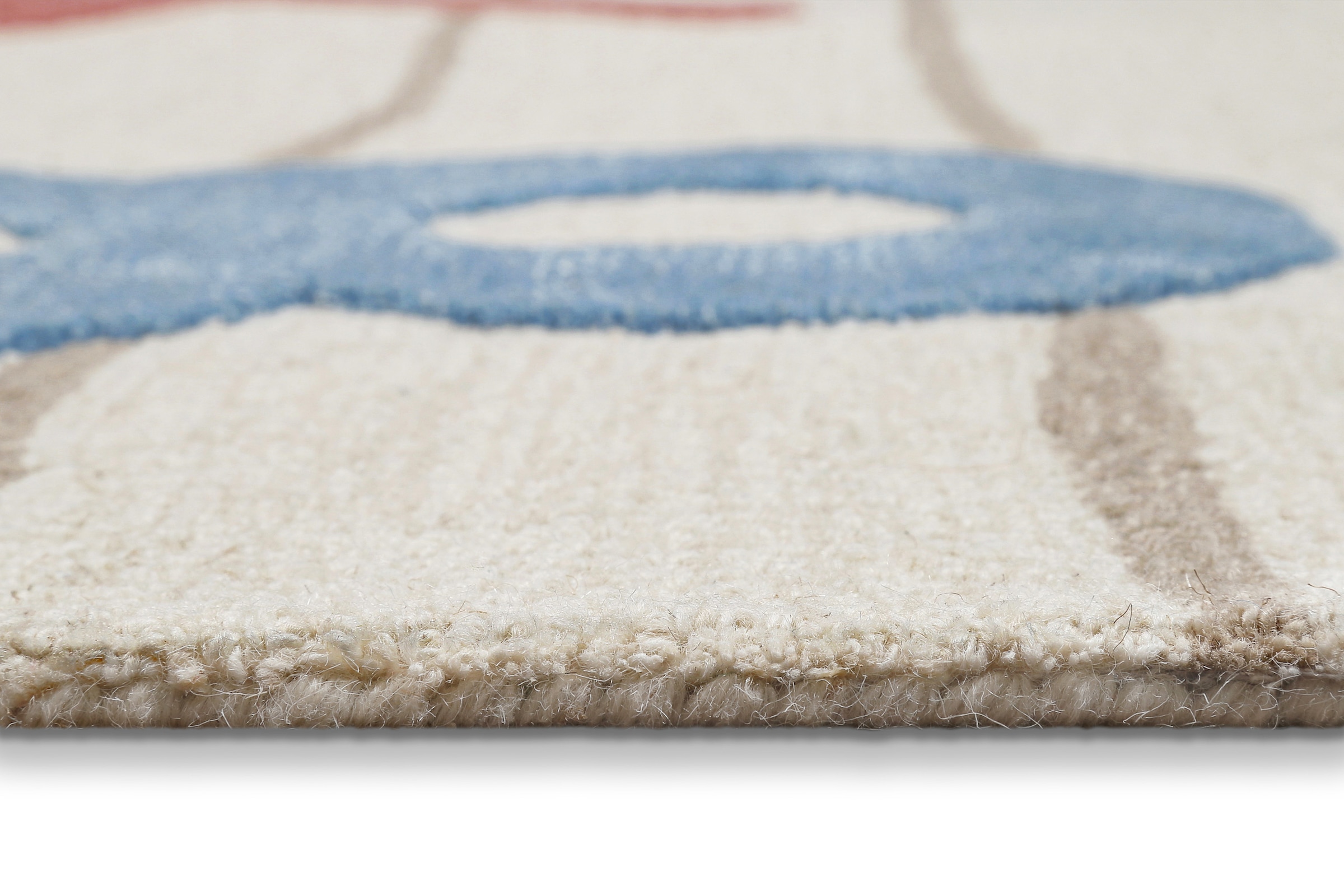 SMART KIDS Kinderteppich »Countdown« rechteckig 16 mm Höhe Kinderteppich mit Zahlen, Hoch-Tief-Effekt, Schurwolle, Spielzimmer