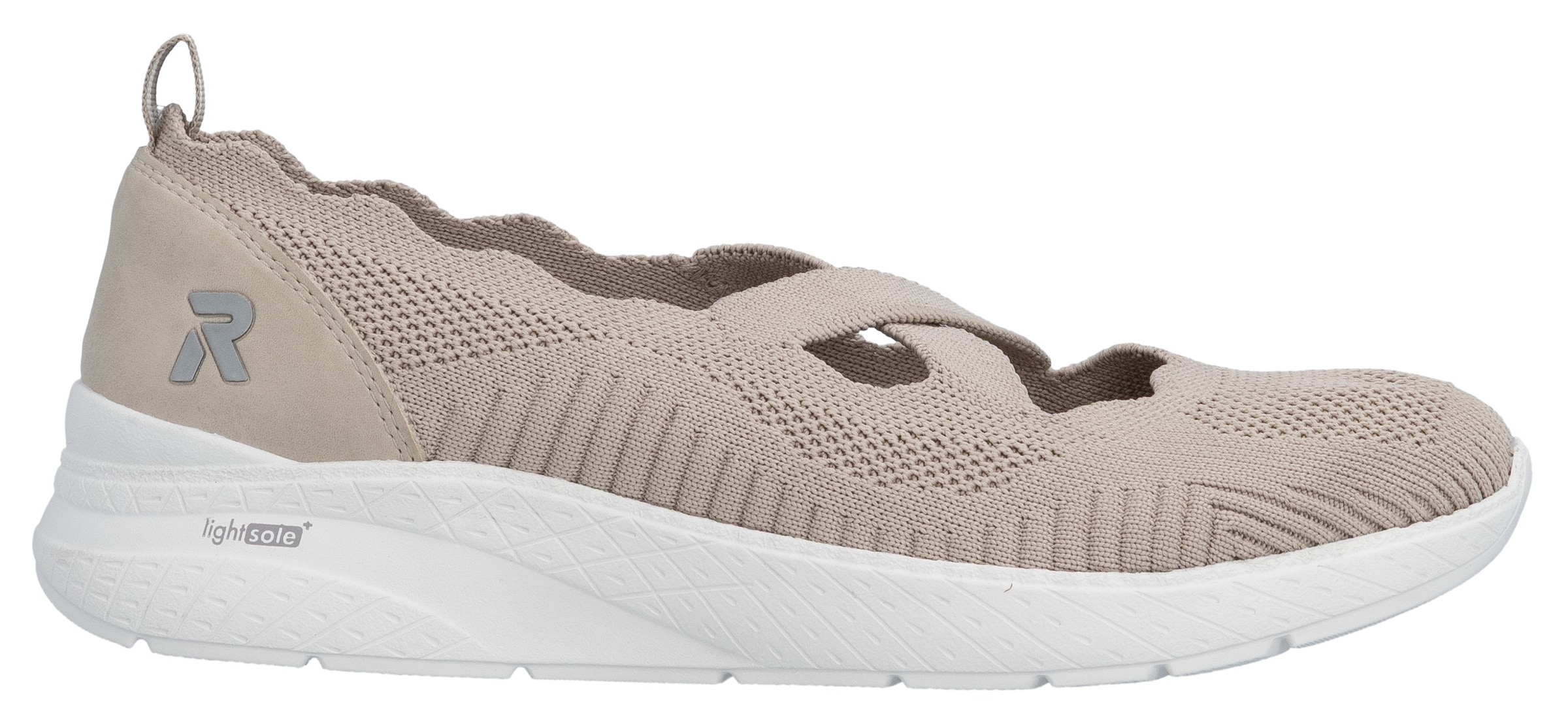 Rieker Riemchenballerina  Schlupfschuh, Slipper in veganer Verarbeitung