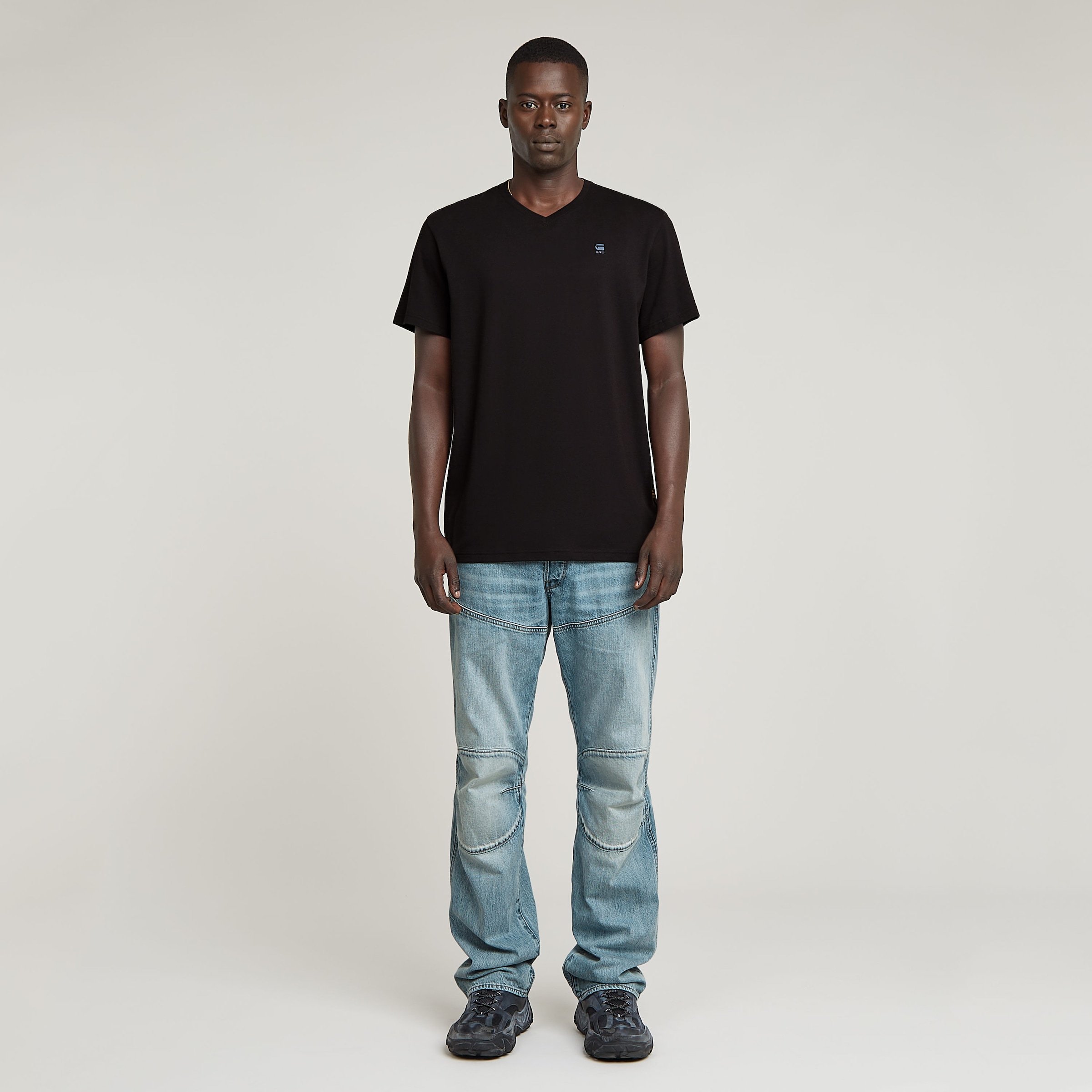 G-STAR T-Shirt »Base« mit V-Ausschnitt