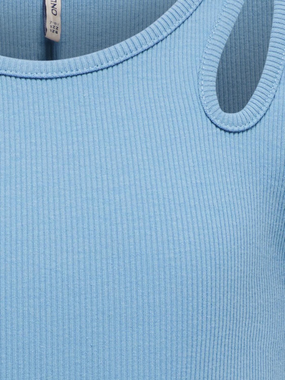 KIDS ONLY Kurzarmshirt »KOGNESSA S/S CUT OUT TOP BOX JRS NOOS«, mit tollem cut-out an der linken Schulter