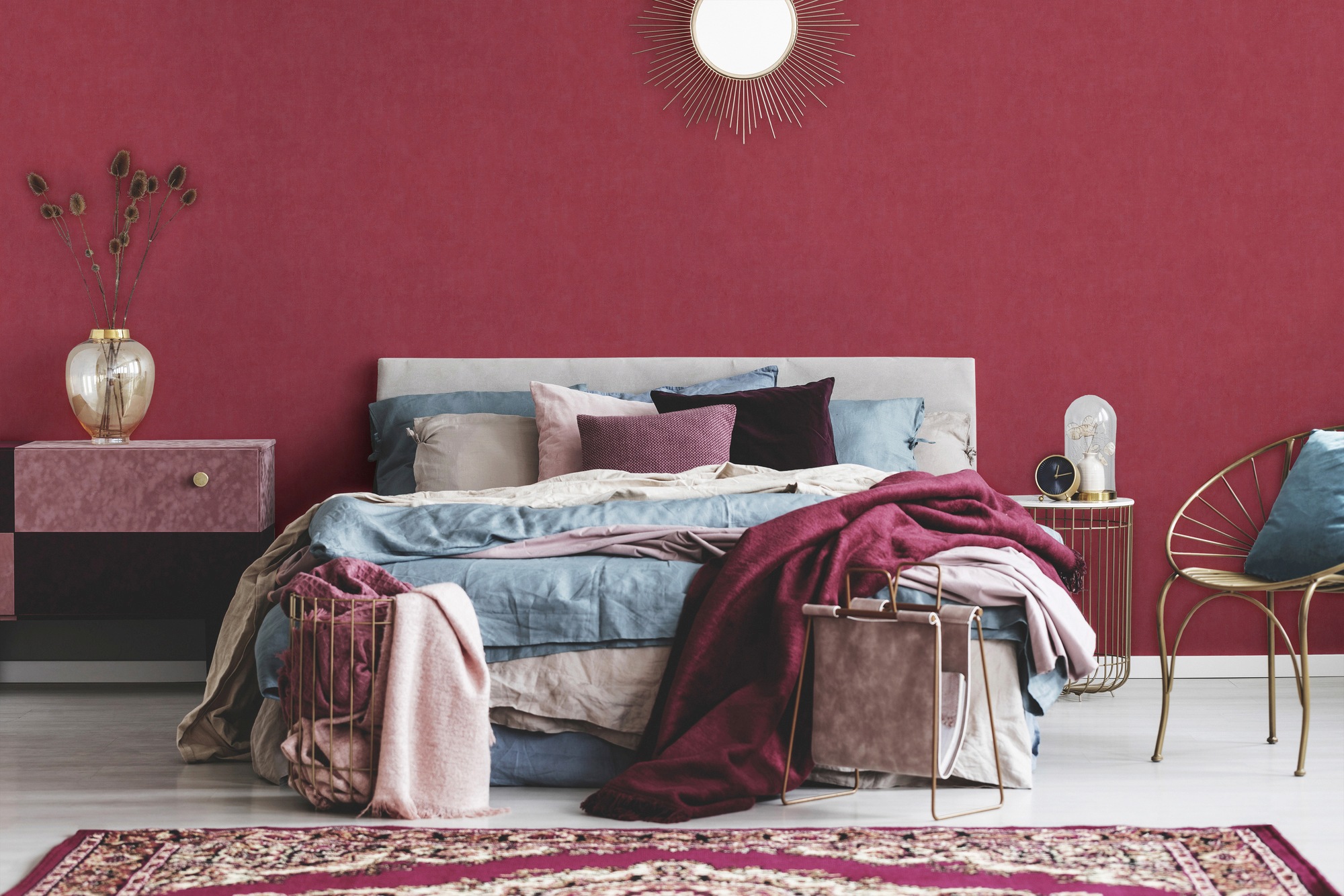 A.S. Création Vliestapete »Cuba«, einfarbig-unifarben-uni, Uni Tapete einfarbig Tapeten Wohnzimmer Schlafzimmer Küche Flur Design