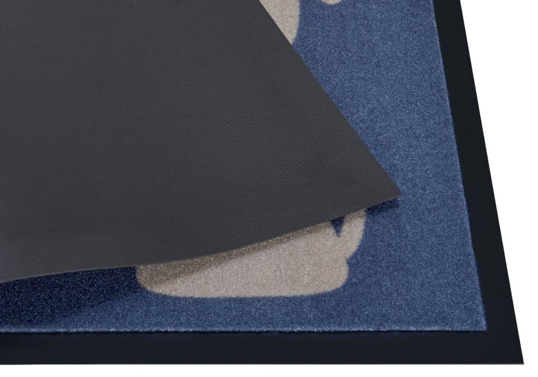 my home Fußmatte »Hund, Türmatte«, rechteckig, 5 mm Höhe, Rutschfest, Tiermotiv, Dog, mit Spruch, Robust, Pflegeleicht
