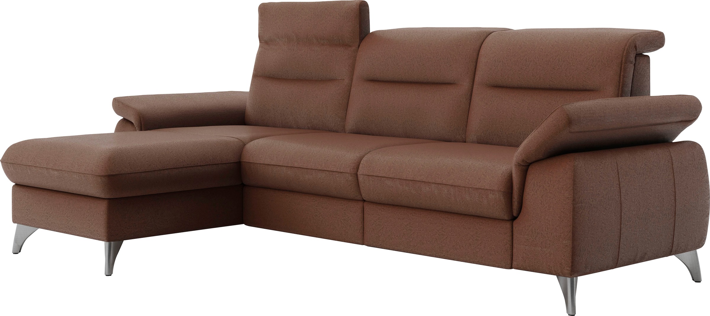 sit&more Ecksofa »Astoria L-Form«, wahlweise mit motorischer Relaxfunktion