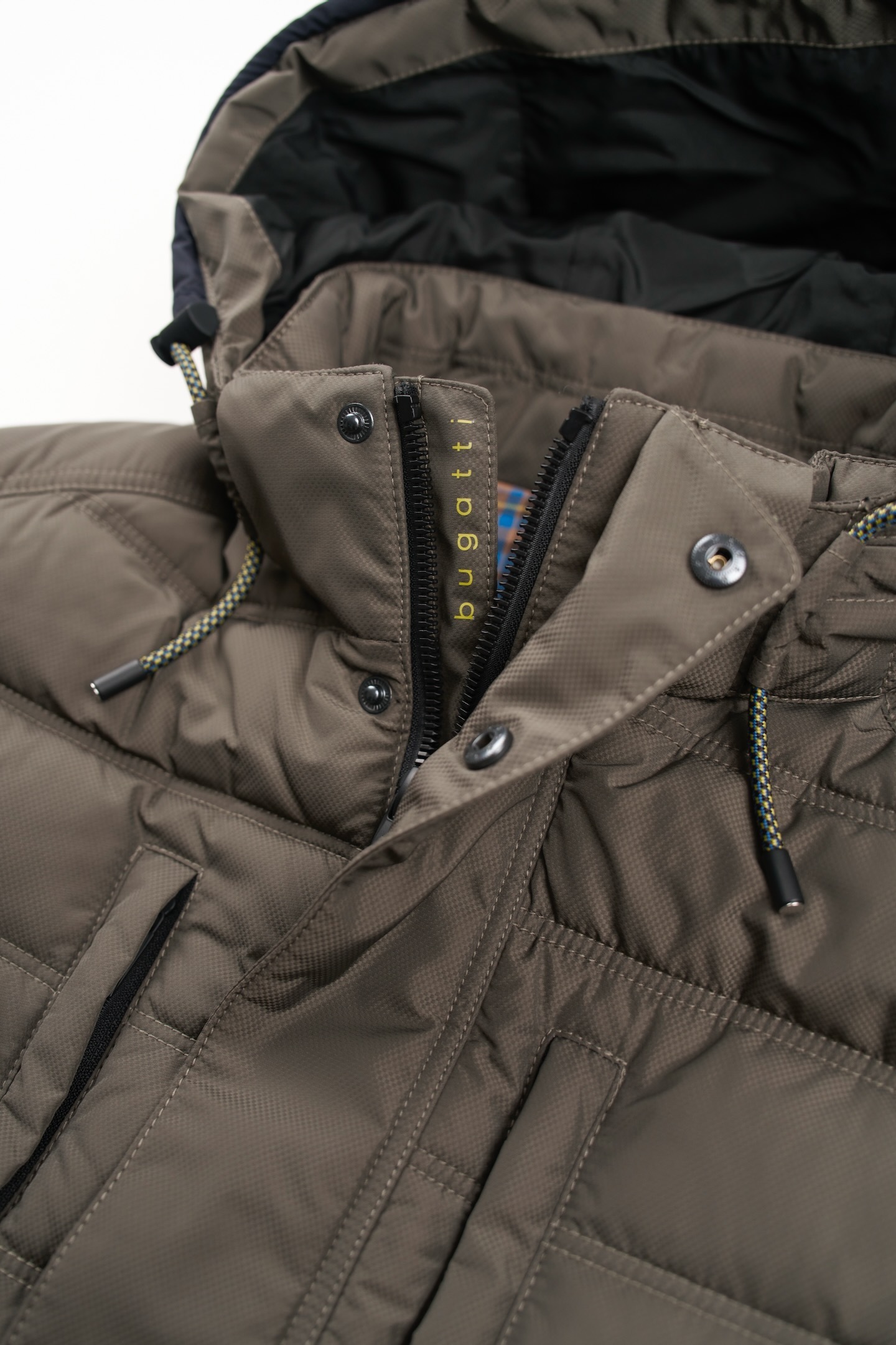 bugatti Langjacke, mit Kapuze, mit abtrennbarer Kapuze