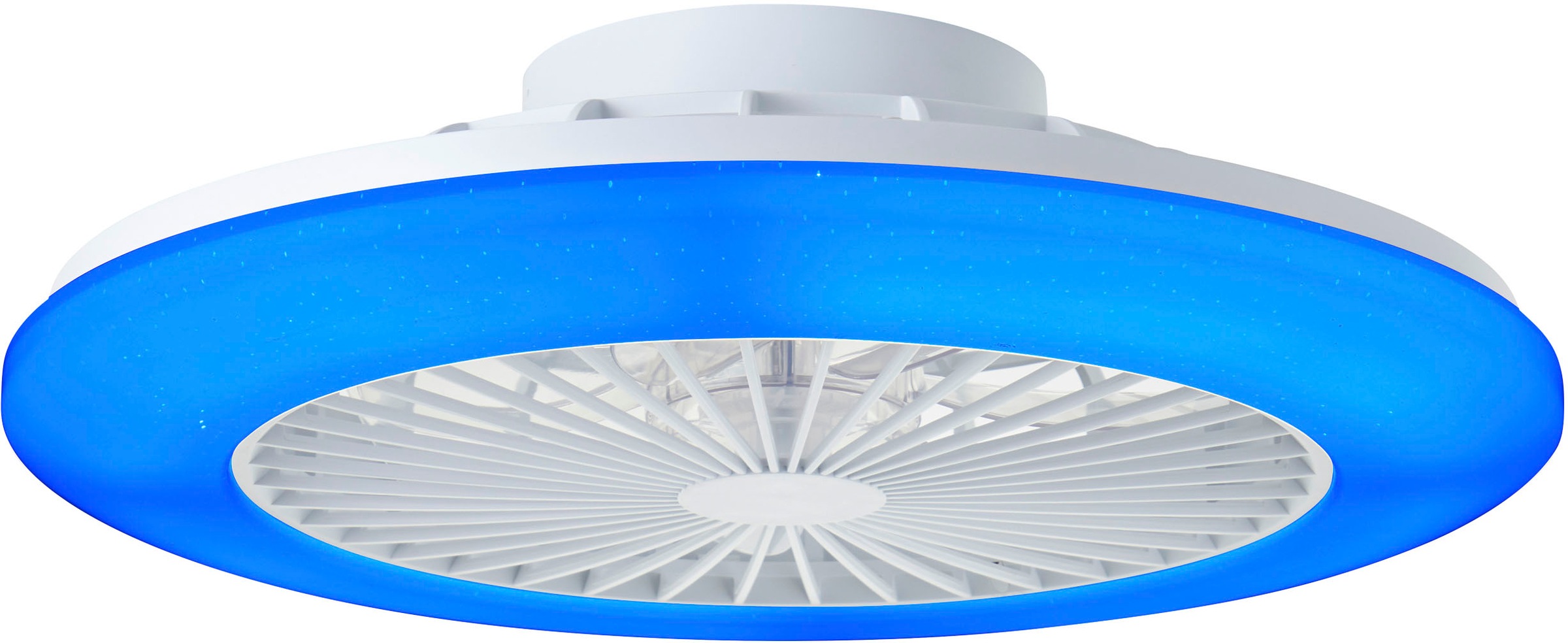 Brilliant LED Deckenleuchte »Salerno«, LED Leuchte, Ventilator, digitales RGB, 49 cm, 4700 lm, 3000-6500 K