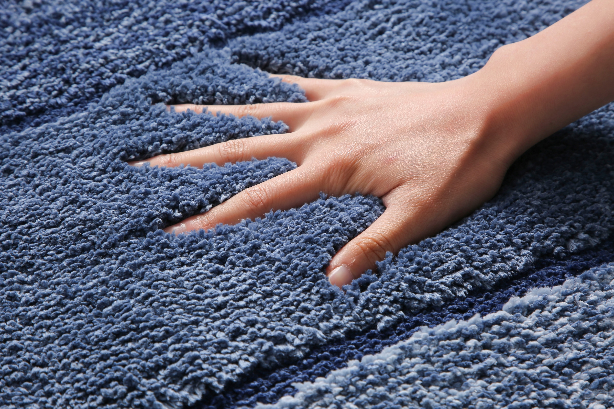my home Badematte »Josie, Badvorleger, Badezimmer Teppich«, rutschhemmend beschichtet, fußbodenheizungsgeeignet-schnell trocknend-strapazierfähig, Badteppich, Badematten, rechteckig, rund & als 3-tlg. Set erhältlich