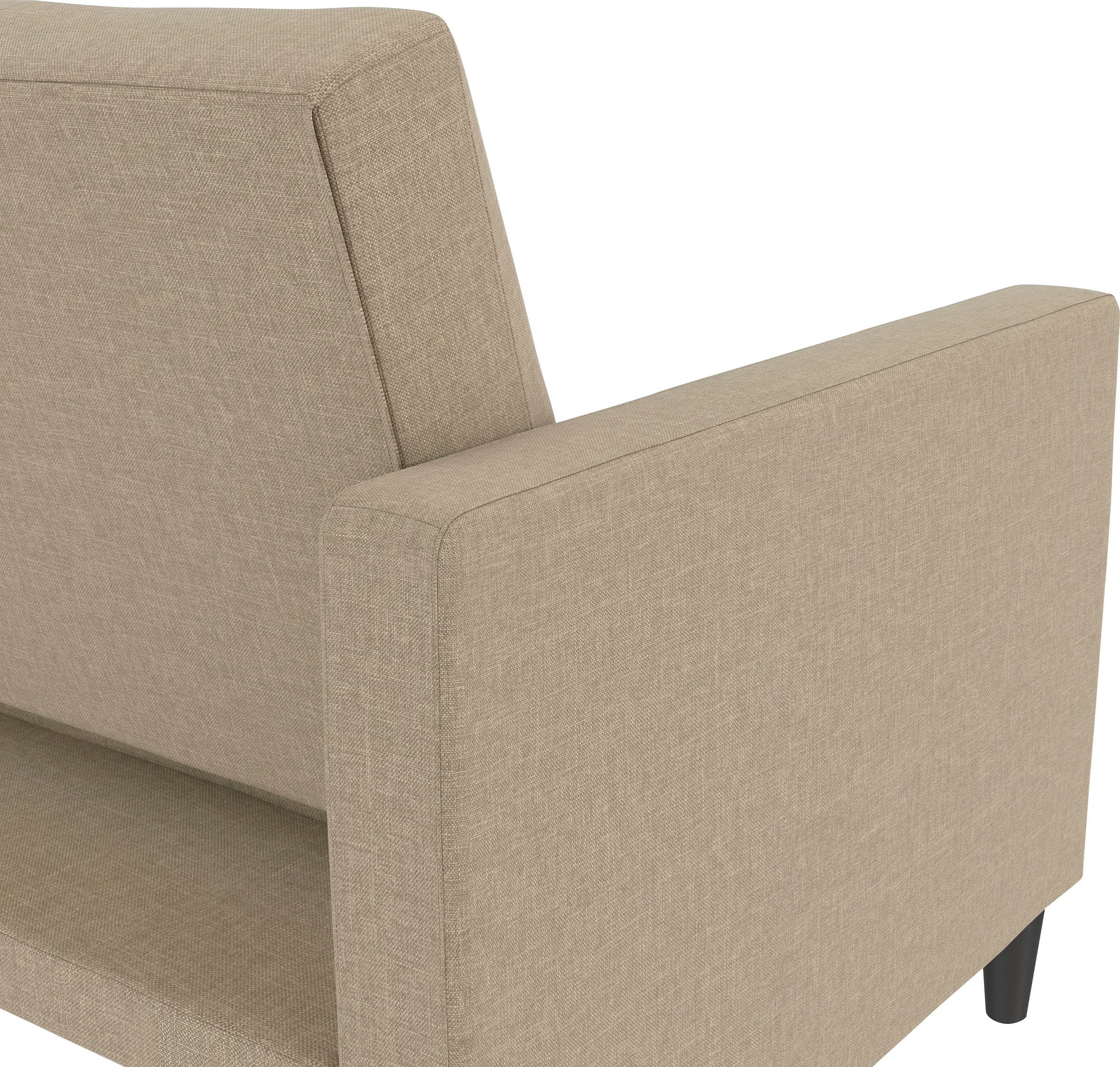 Dorel Home 3-Sitzer »Celine«, Rückenlehne 2-teilig und 3-fach verstellbar, Sitzhöhe 43 cm