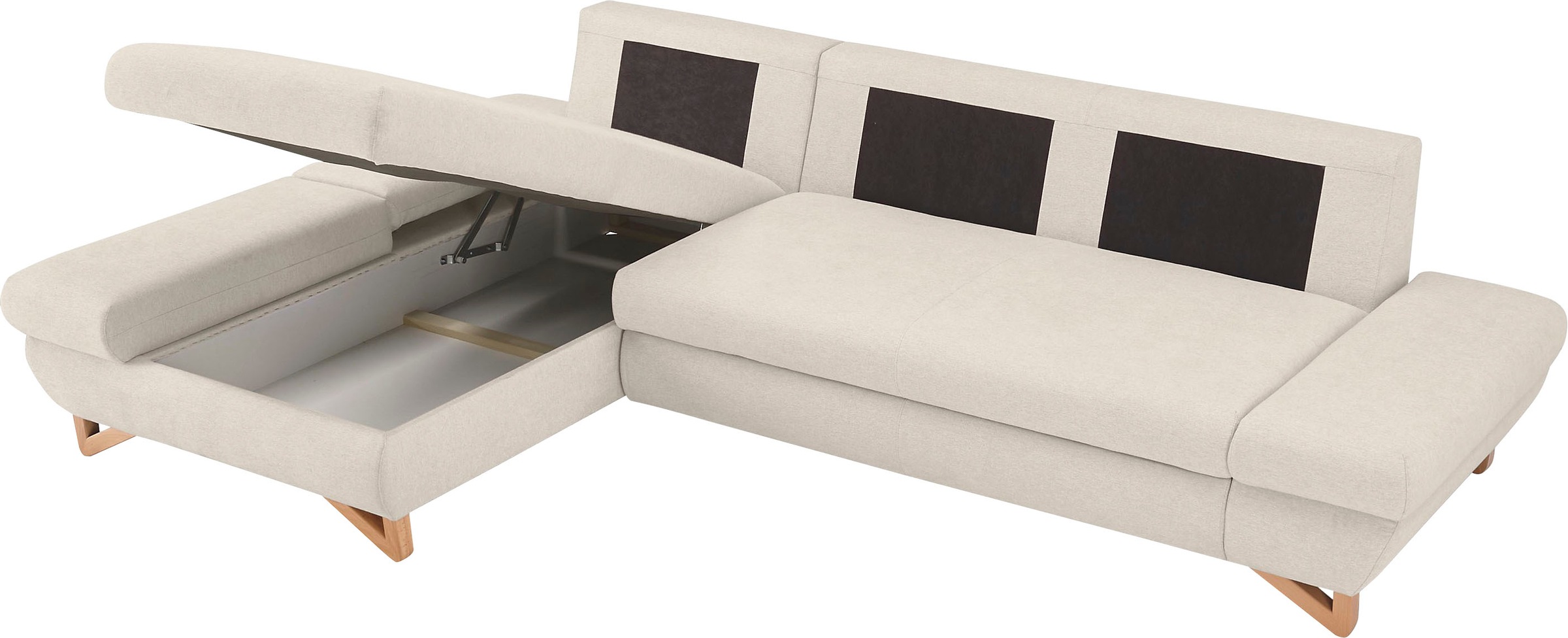 INOSIGN Schlafsofa »City/Giron«, komfortable Bettfunktion (Liegefläche 245 x 138 cm), sowie Bettkasten
