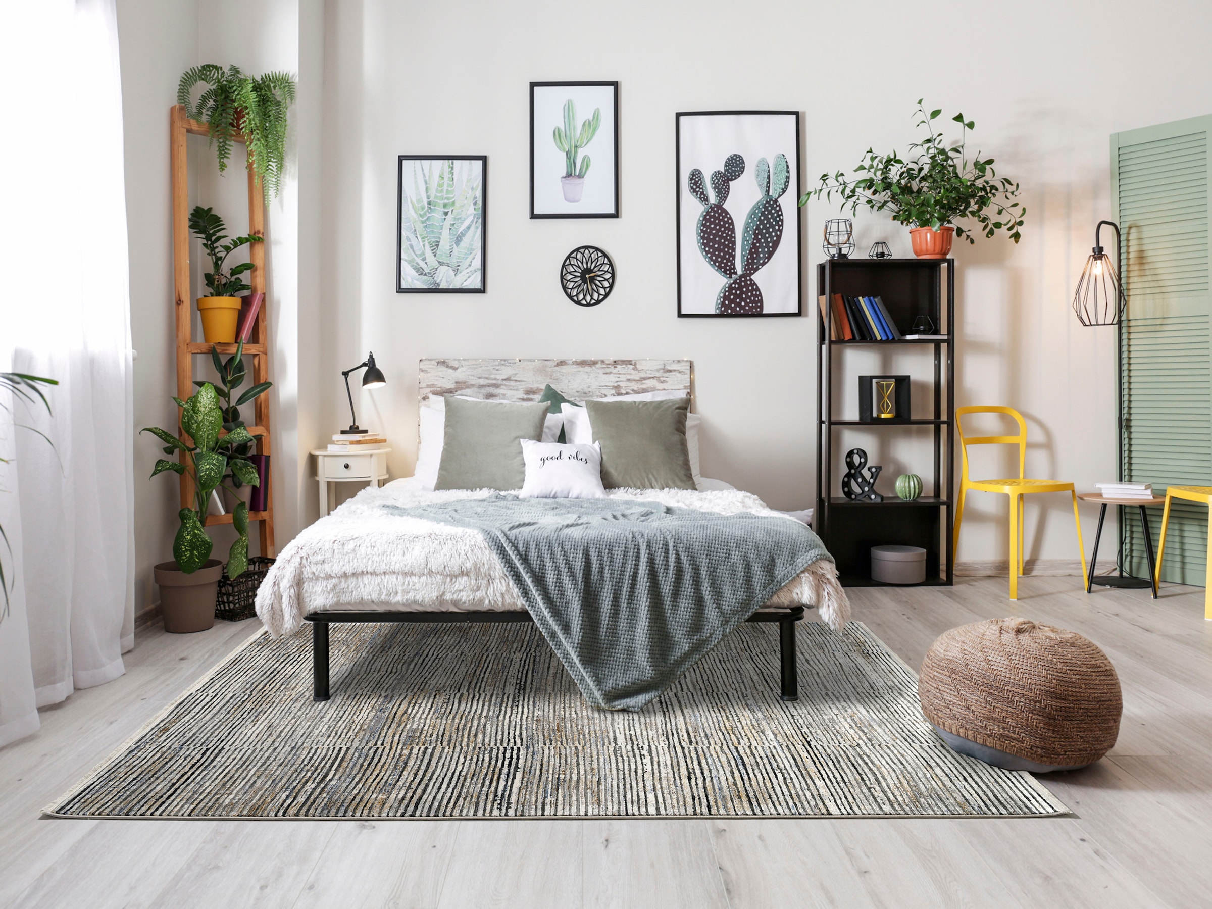 Musterring Teppich »COLORADO STRIPE«, rechteckig, 5 mm Höhe, exclusive MUSTERRING DELUXE COLLECTION hochwertig gekettelt Fransen