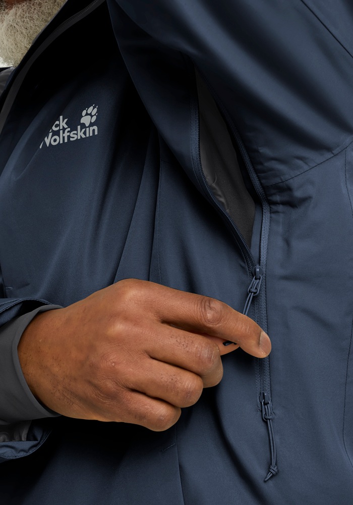 Jack Wolfskin Daunenjacke »ICECAPE 2L DOWN INS JKT M RDS«, mit Kapuze