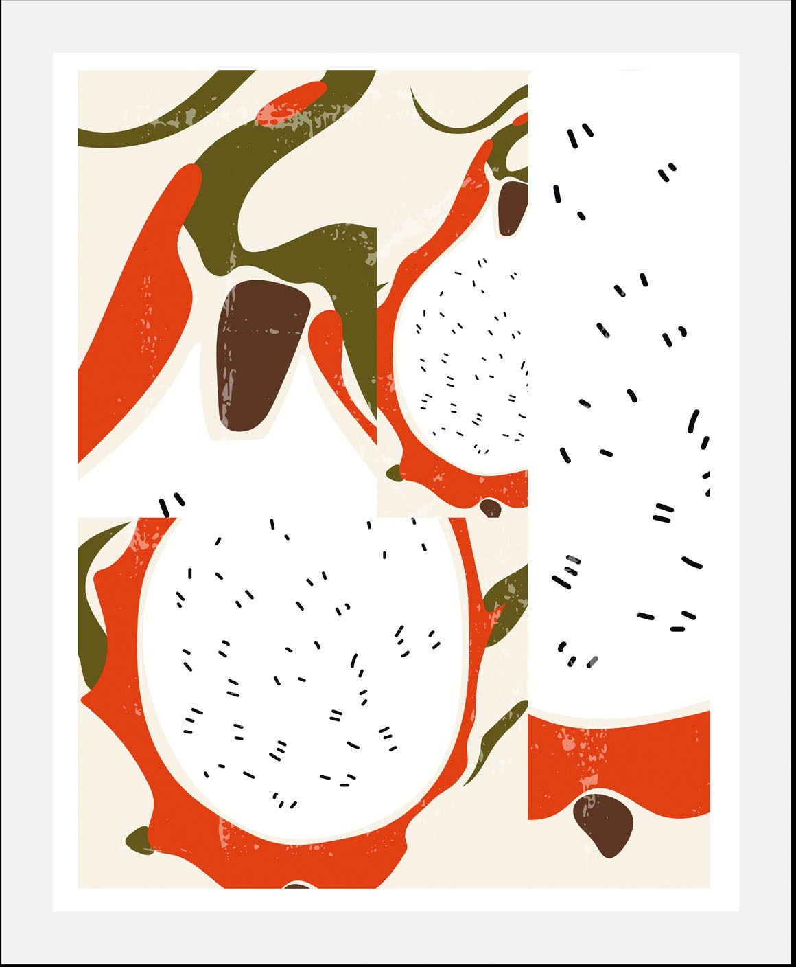 queence Bild »Frodo«, Obst-Obst Bilder-Essen-Lebensmittel-Kunst-Abstrakt, ( günstig online kaufen