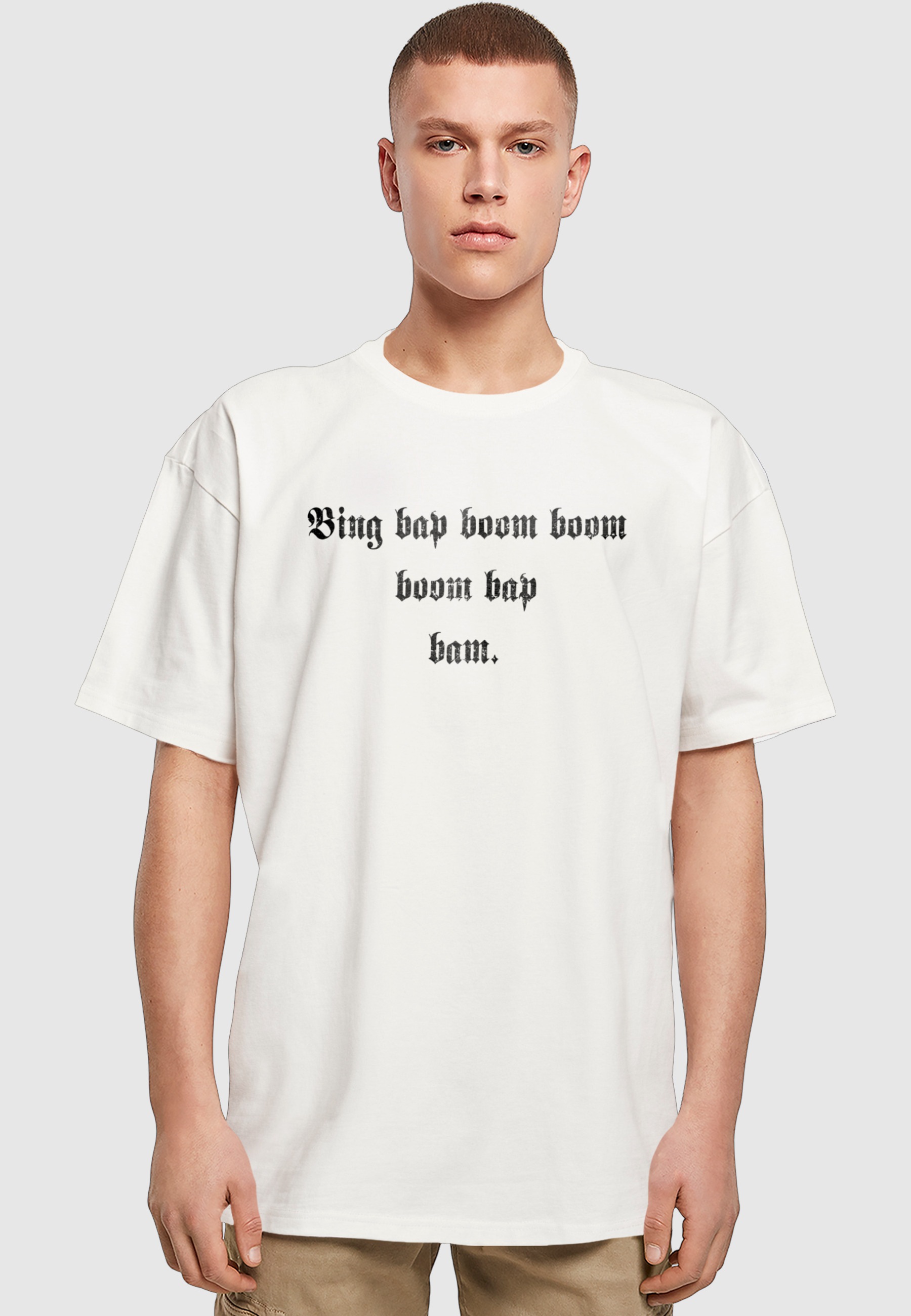 Upscale by Mister Tee T-Shirt »Upscale by Mister Tee Bing Bab Boom Heavy Oversize Tee« 1 Stk.