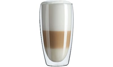 Latte-Macchiato-Glas, (Set, 2 tlg., 2 x Kaffee-Glas)