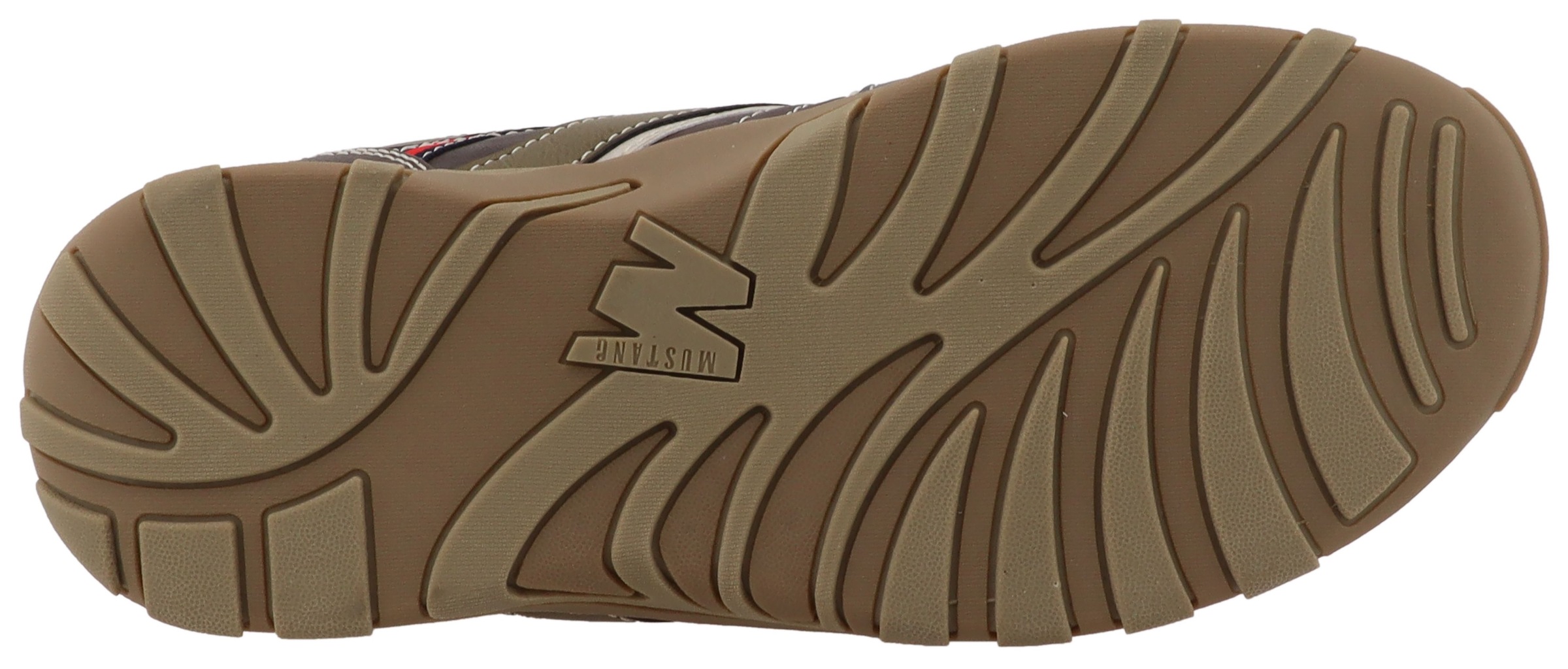 Mustang Shoes Sneaker »Ferdinando«  Freizeitschuh, Halbschuh, Schnürschuh mit auffälligen Kontrastnähten
