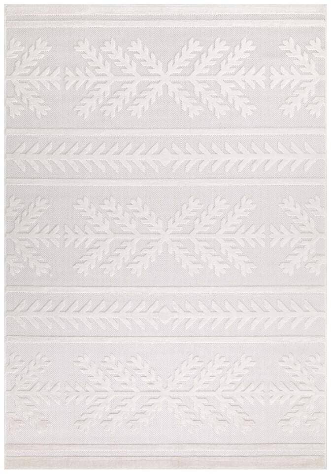 Carpet City Teppich »In-& Outdoorteppich Santorini 411, 3D-Effekt, Boho-Optik«, rechteckig, 5 mm Höhe, Wetterfest & UV-beständig für Terrasse, Balkon, Küche, Flur